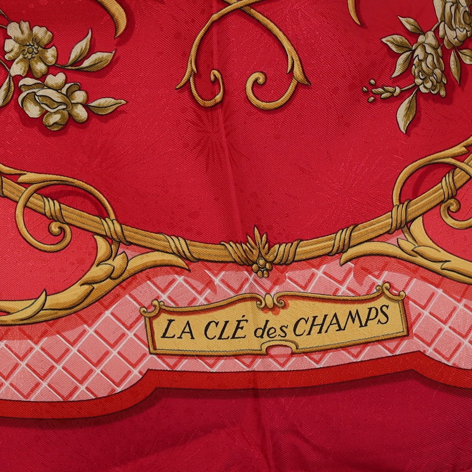 Hermès La Clé des Champs Silk Scarf
