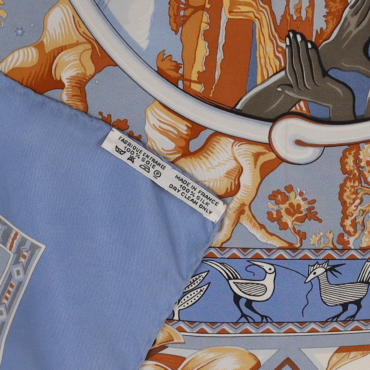 Hermès Au Son du Tam-Tam Silk Scarf