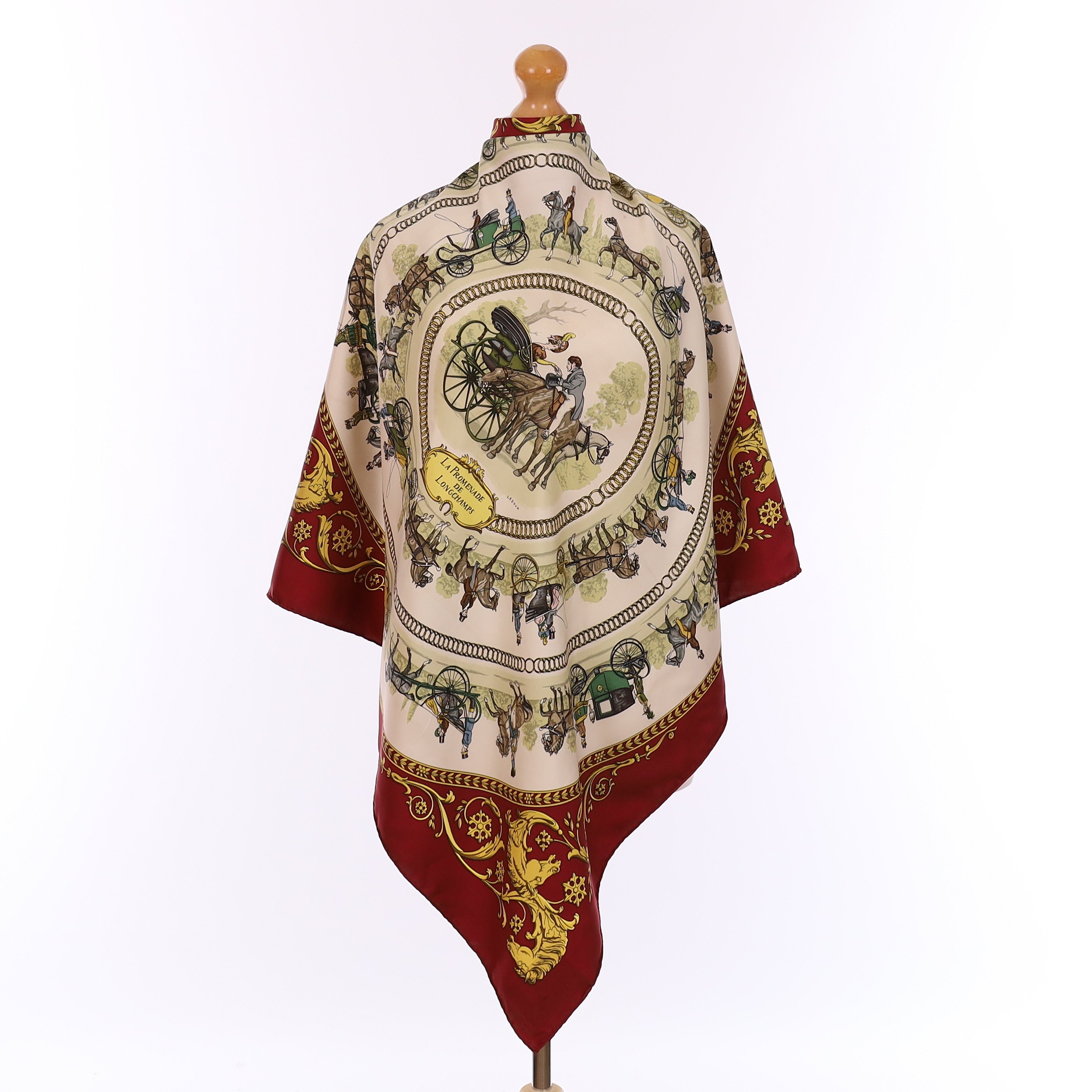 Hermès La Promenade de Longchamp Silk Scarf