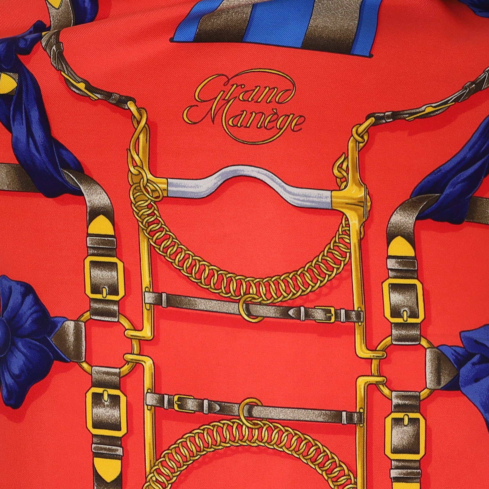 Hermès Grand Manège Vintage Silk Scarf