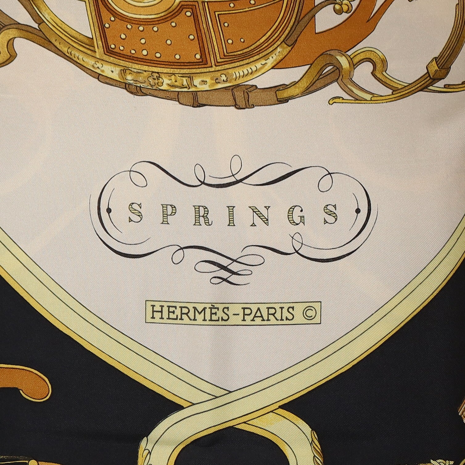 Hermès Springs Silk Scarf