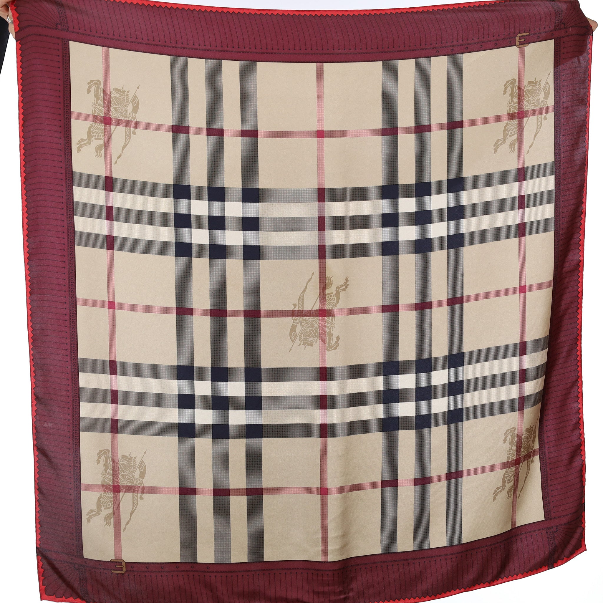 Burberry Check Silk Scarf