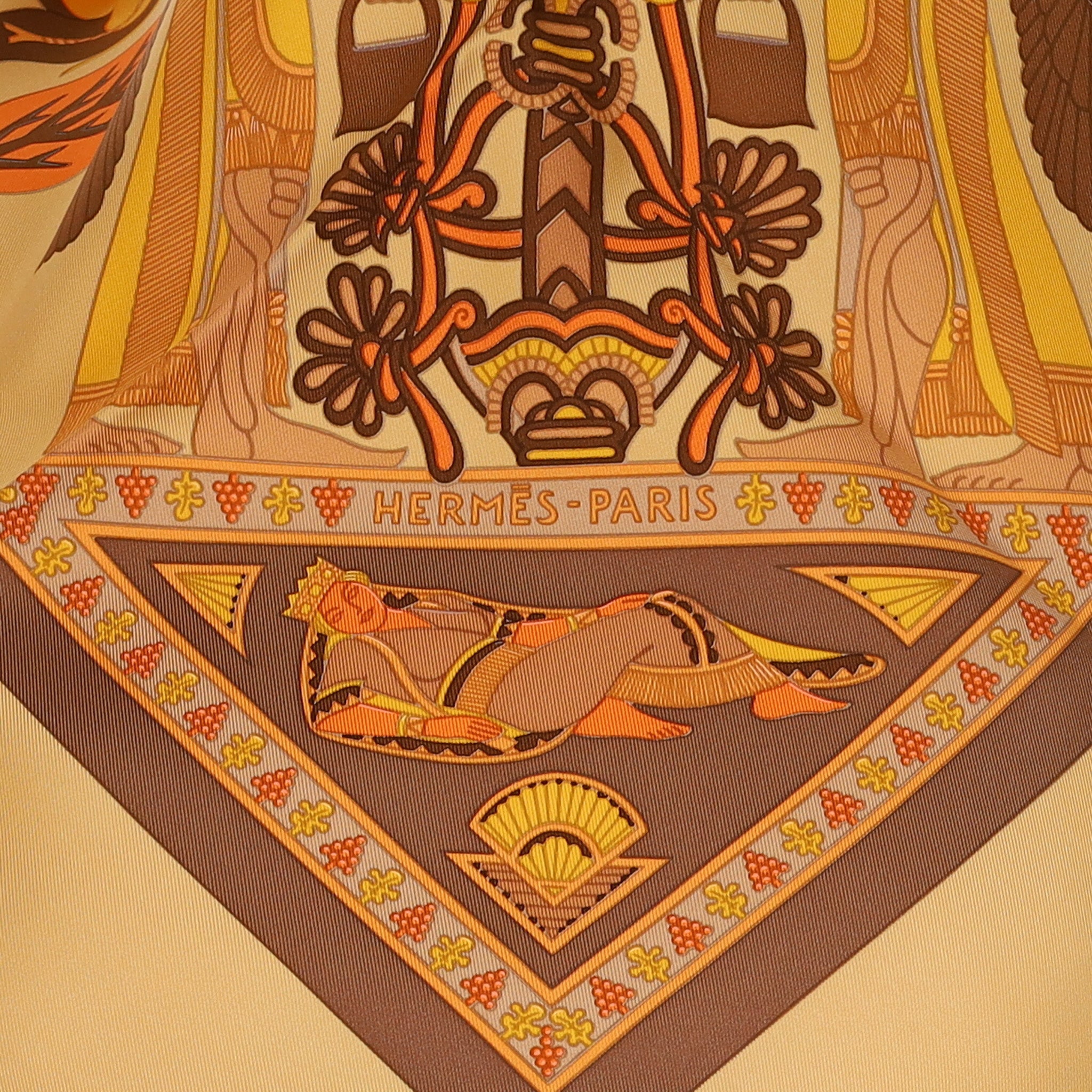 Brand New Boxed Hermès Persepolis Vintage Silk Scarf