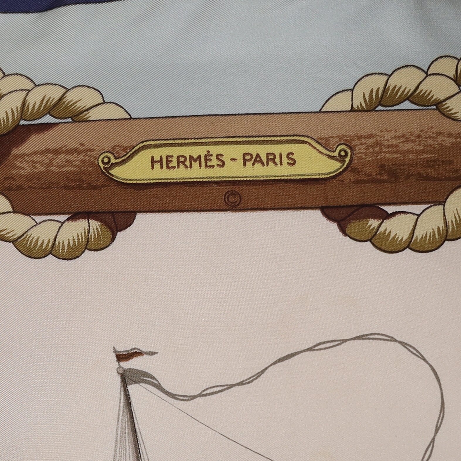 Hermès Tribord Silk Scarf