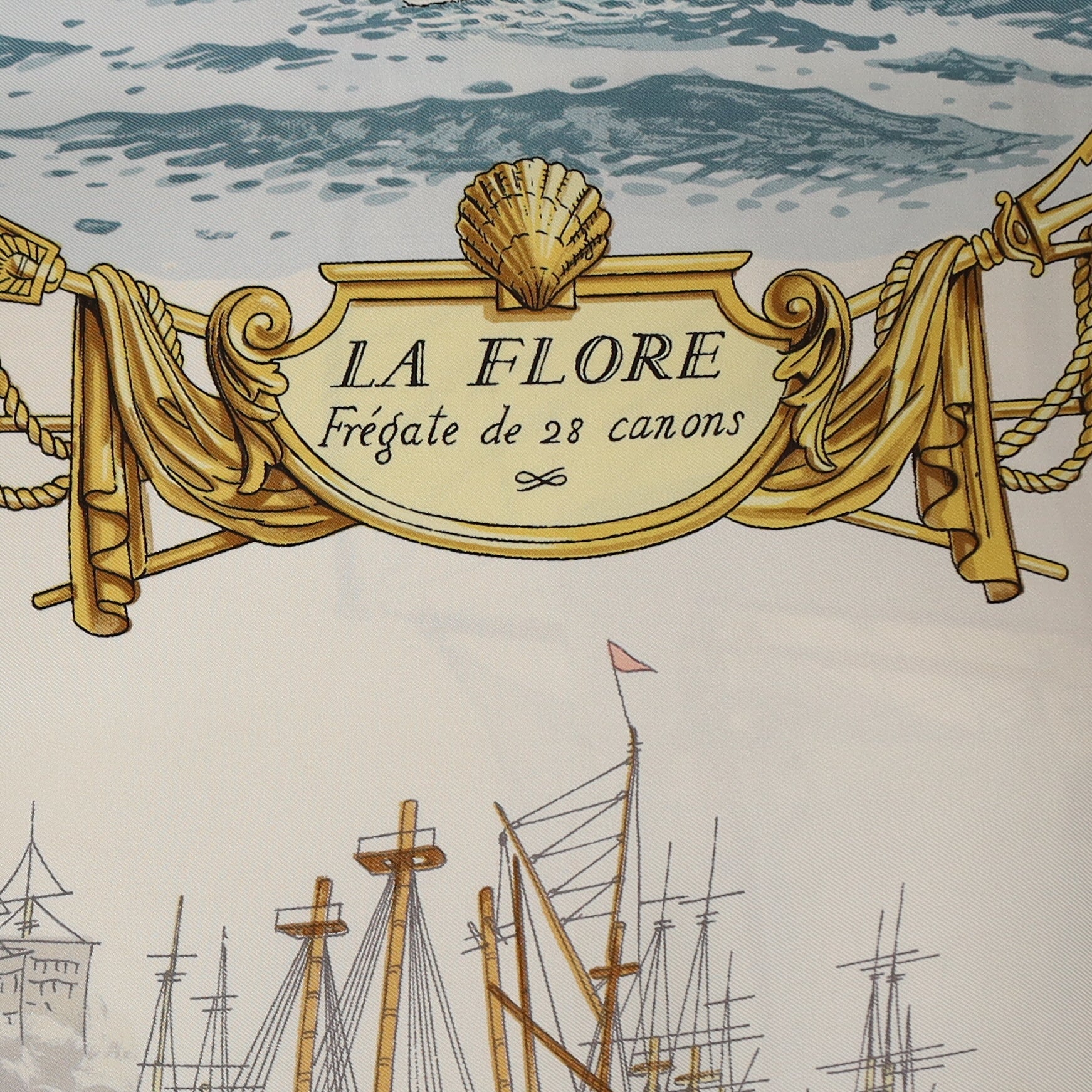 Hermès La Flore Silk Scarf Rare
