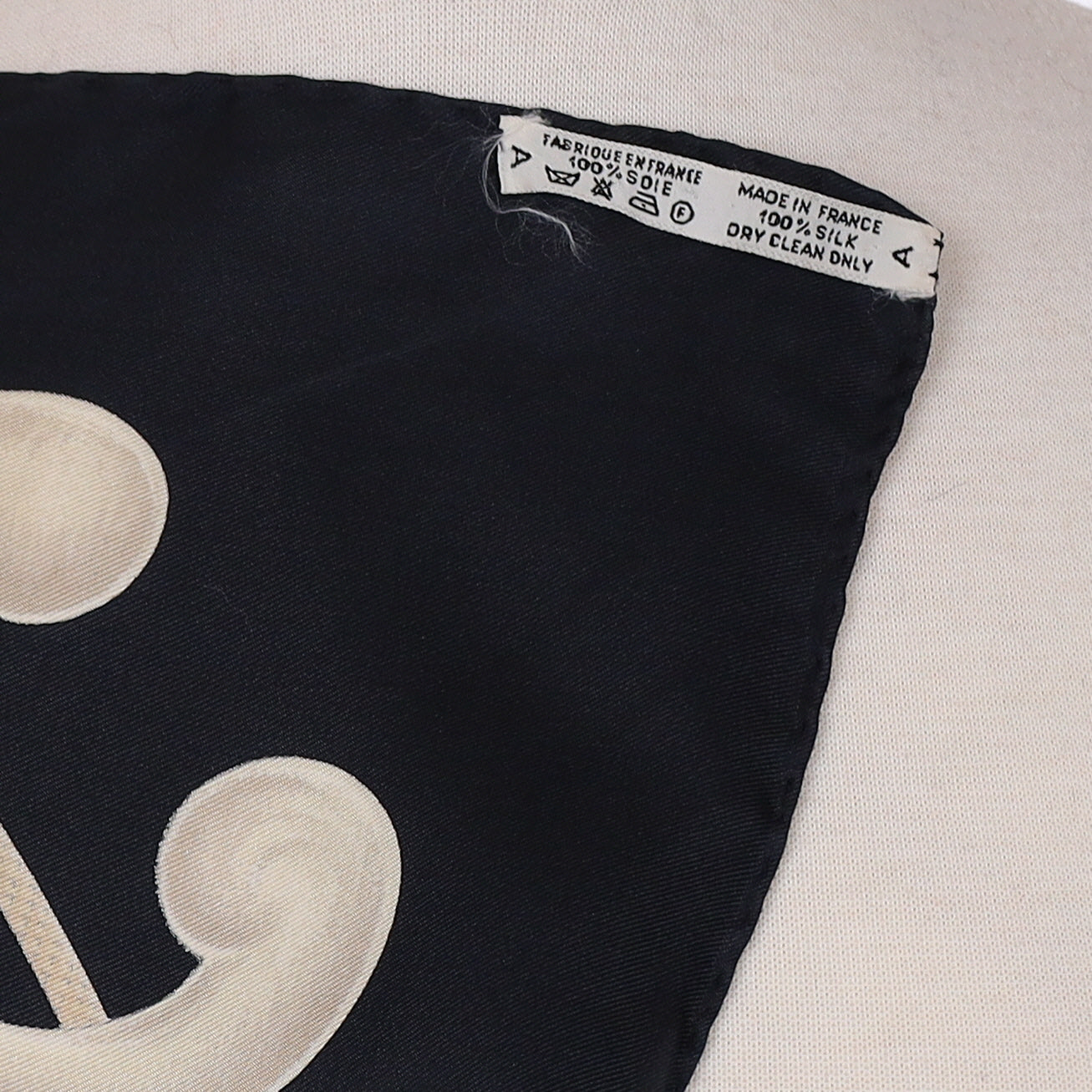Hermès Cannes & Pommeaux Silk Scarf