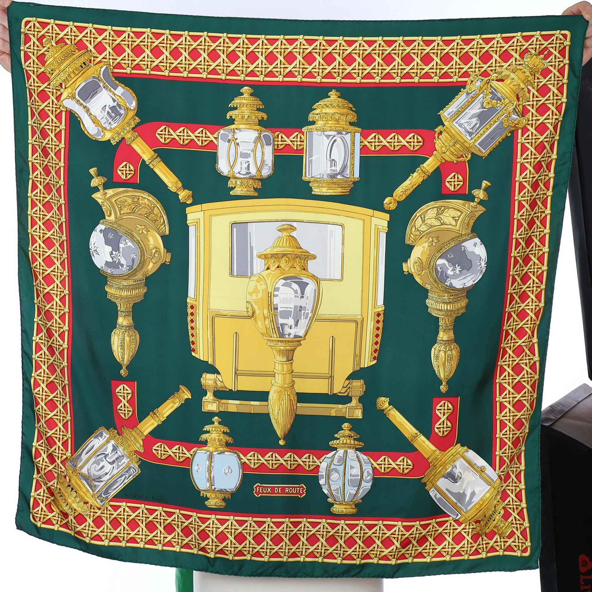 Hermès Feux de Route Silk Scarf