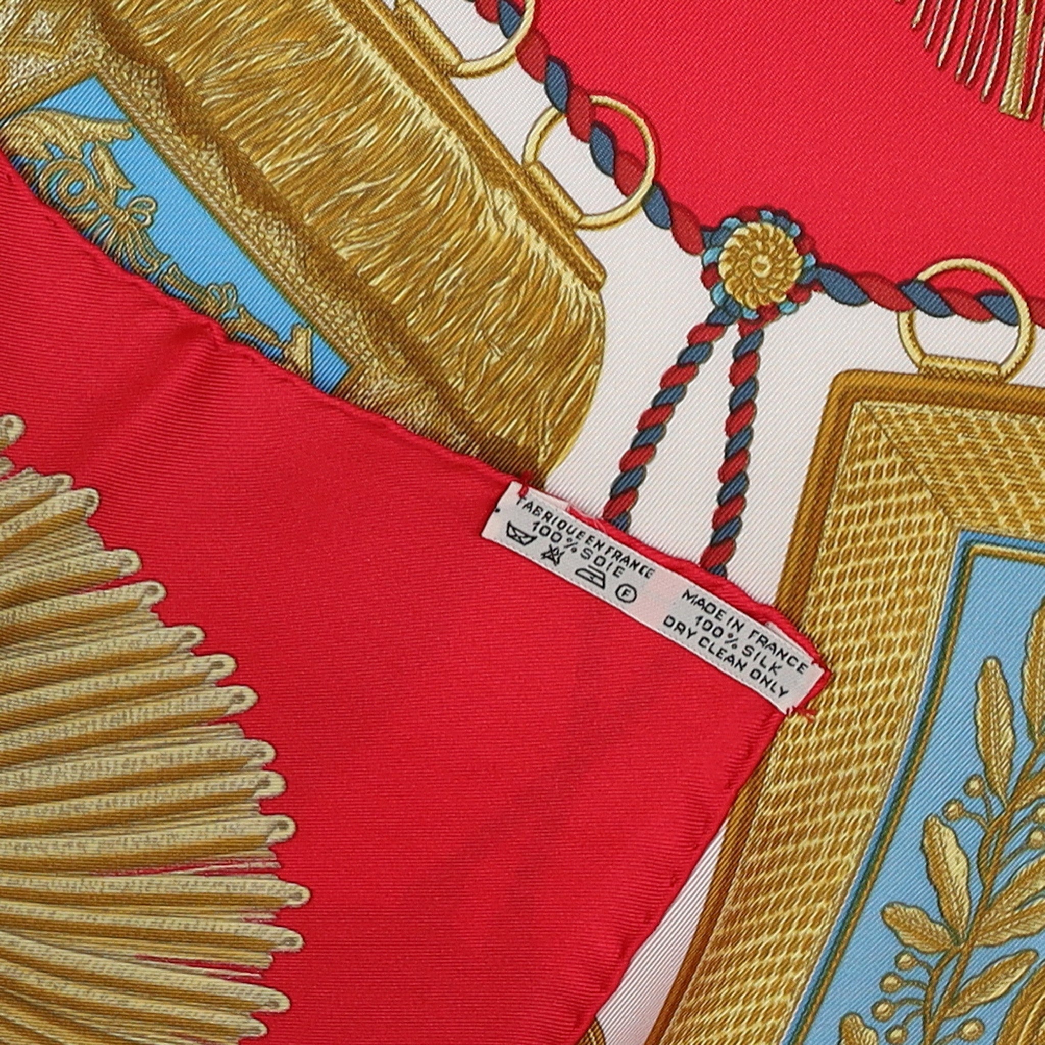 Brand New Boxed Hermès Poste et Cavalerie Silk Scarf