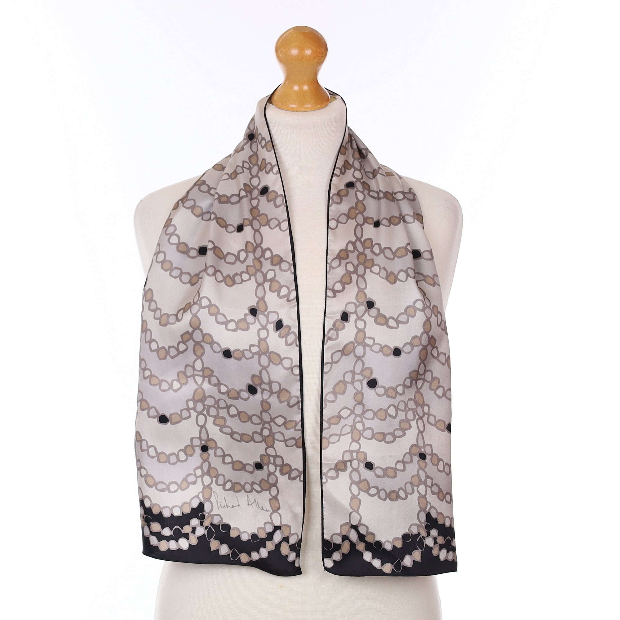 1970’s Richard Allan Vintage Silk Scarf