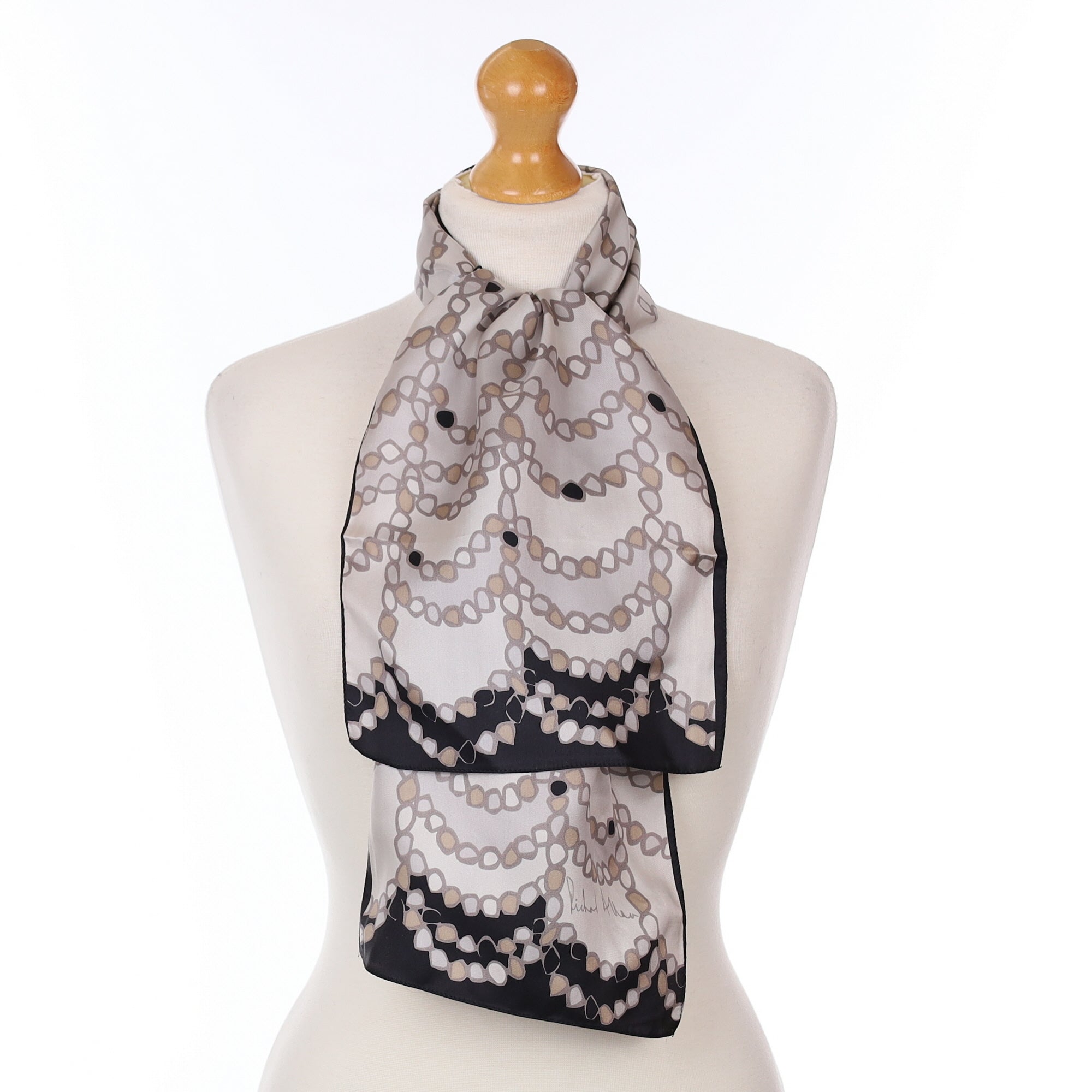 1970’s Richard Allan Vintage Silk Scarf