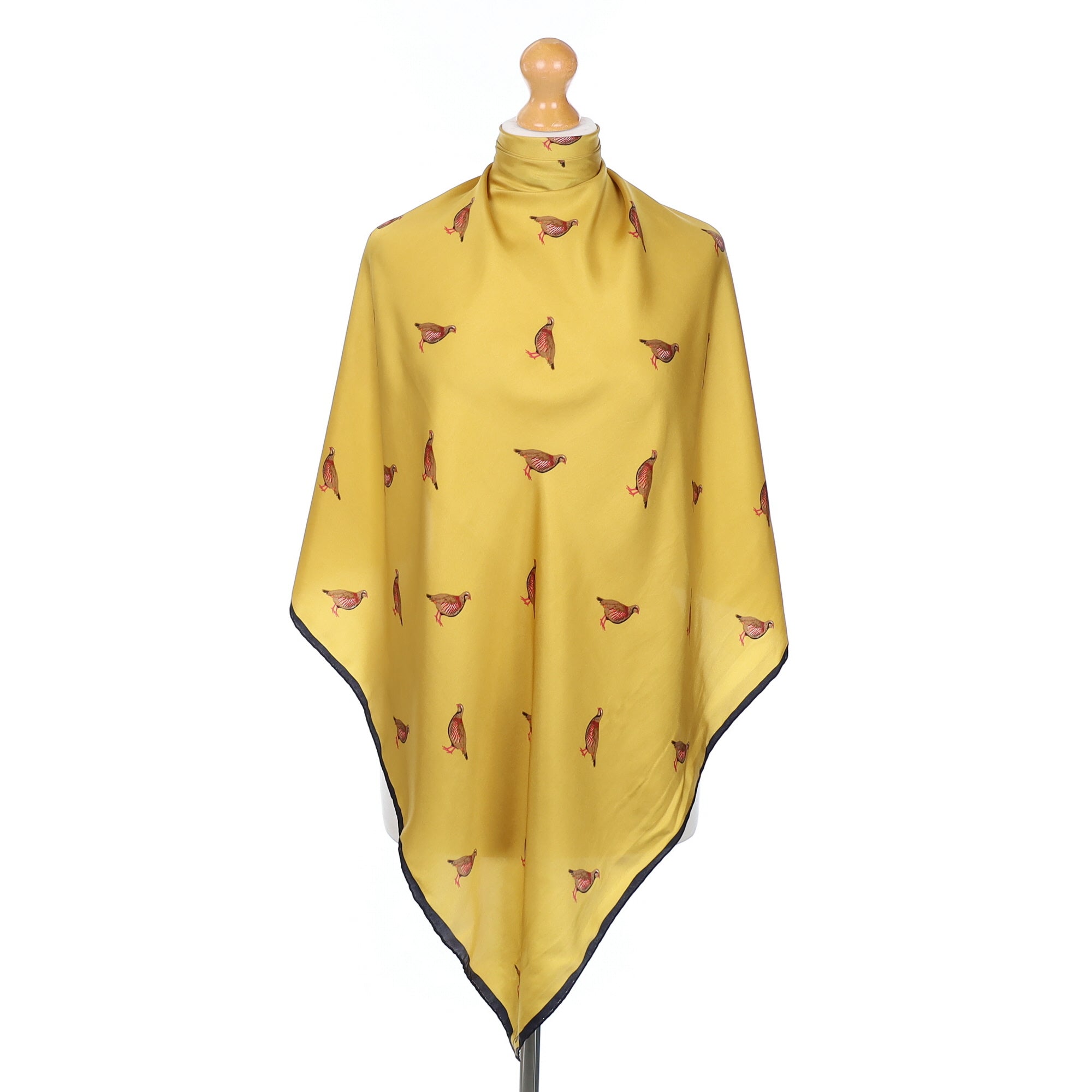 Joules Partridge Design Silk Scarf