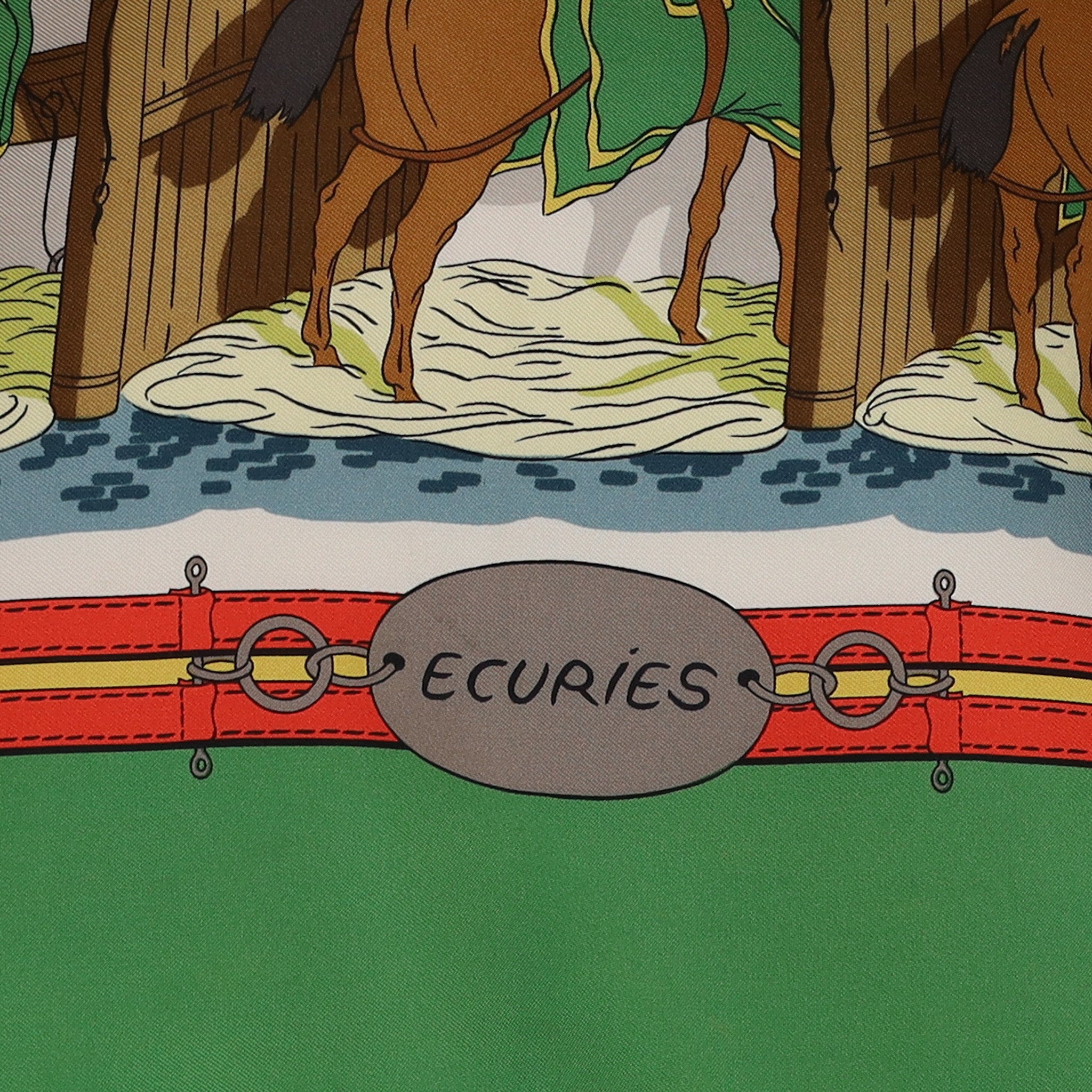 Hermès Ecuries Silk Scarf