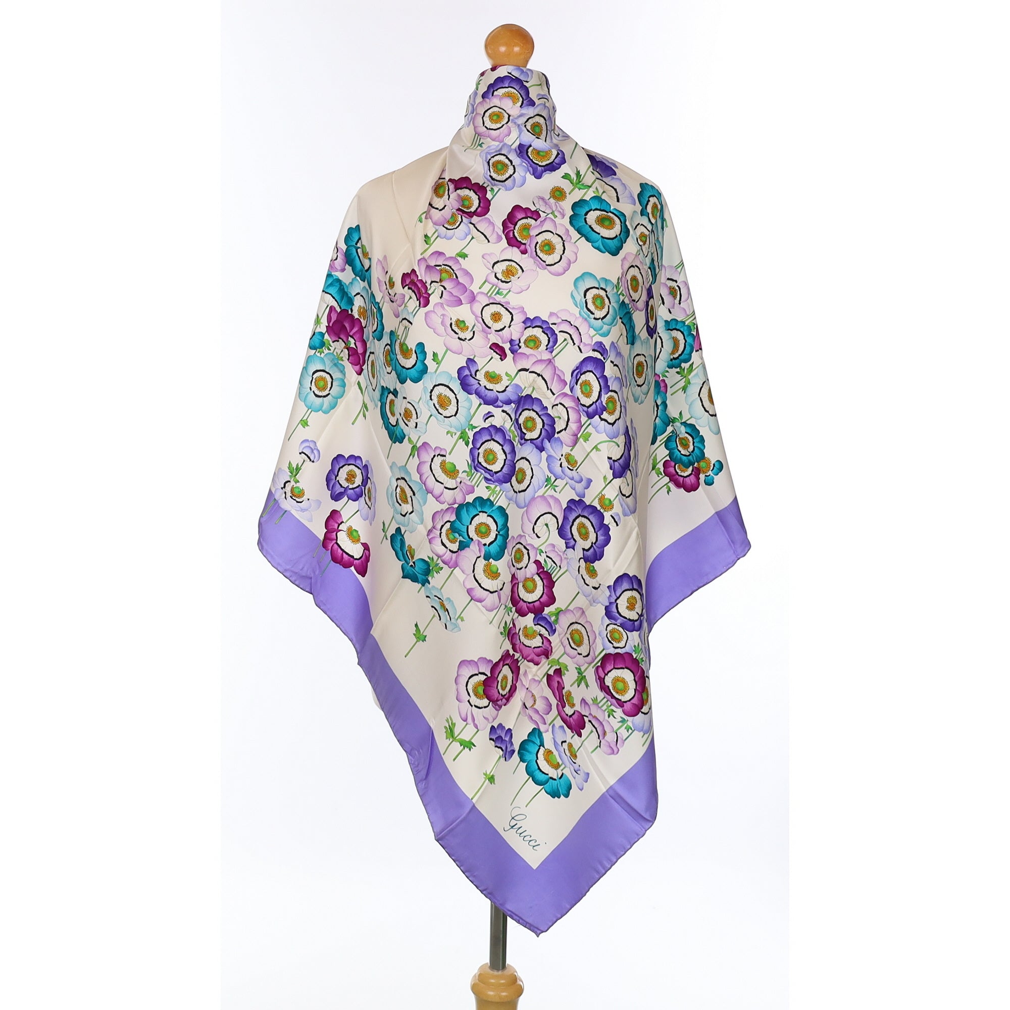 Brand New Boxed Gucci Silk Scarf