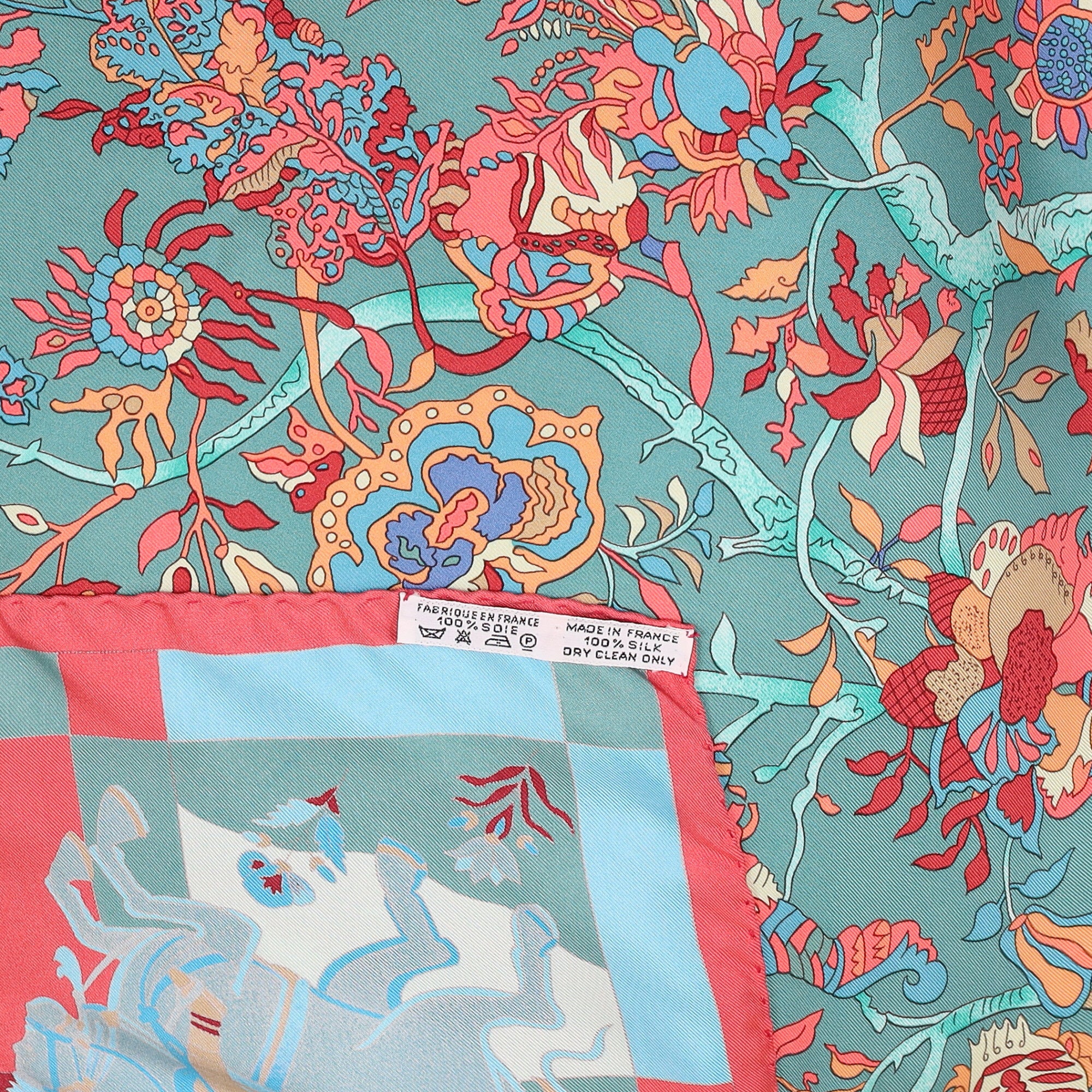 Hermès Fantaisies Indiennes Silk Scarf