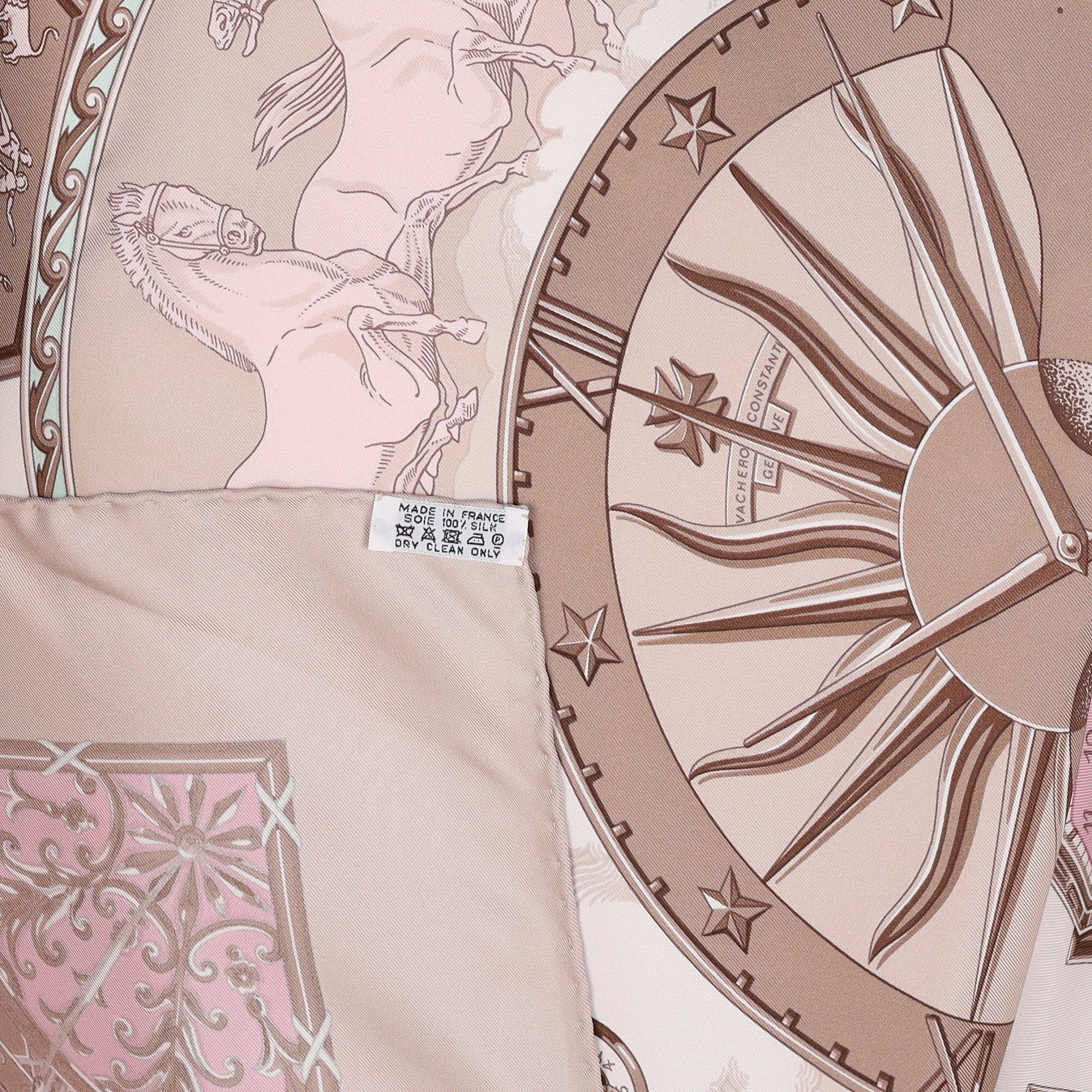 Hermès Pour Vacheron Constantin Silk Scarf Very Rare