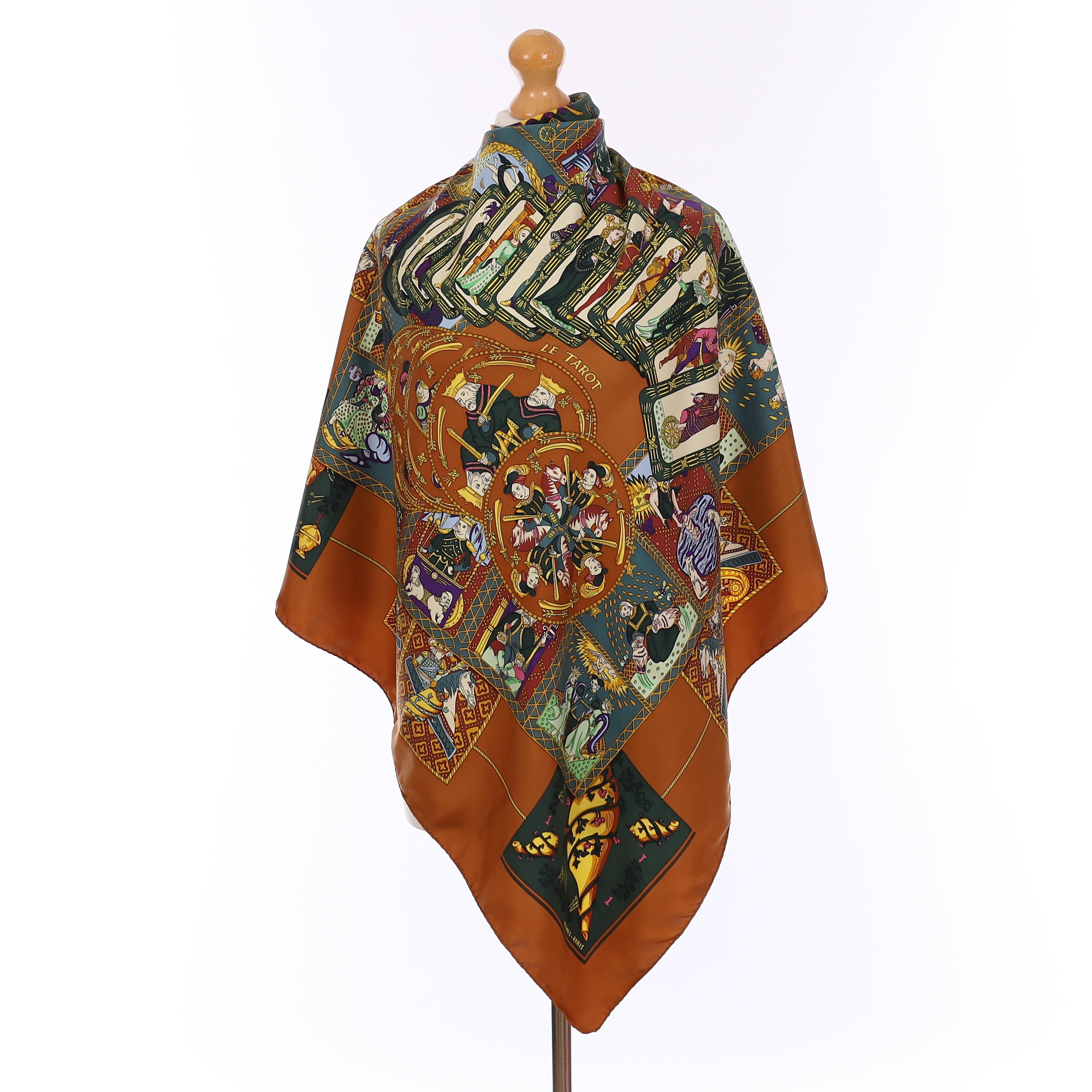 Le Tarot Hermès Silk Scarf
