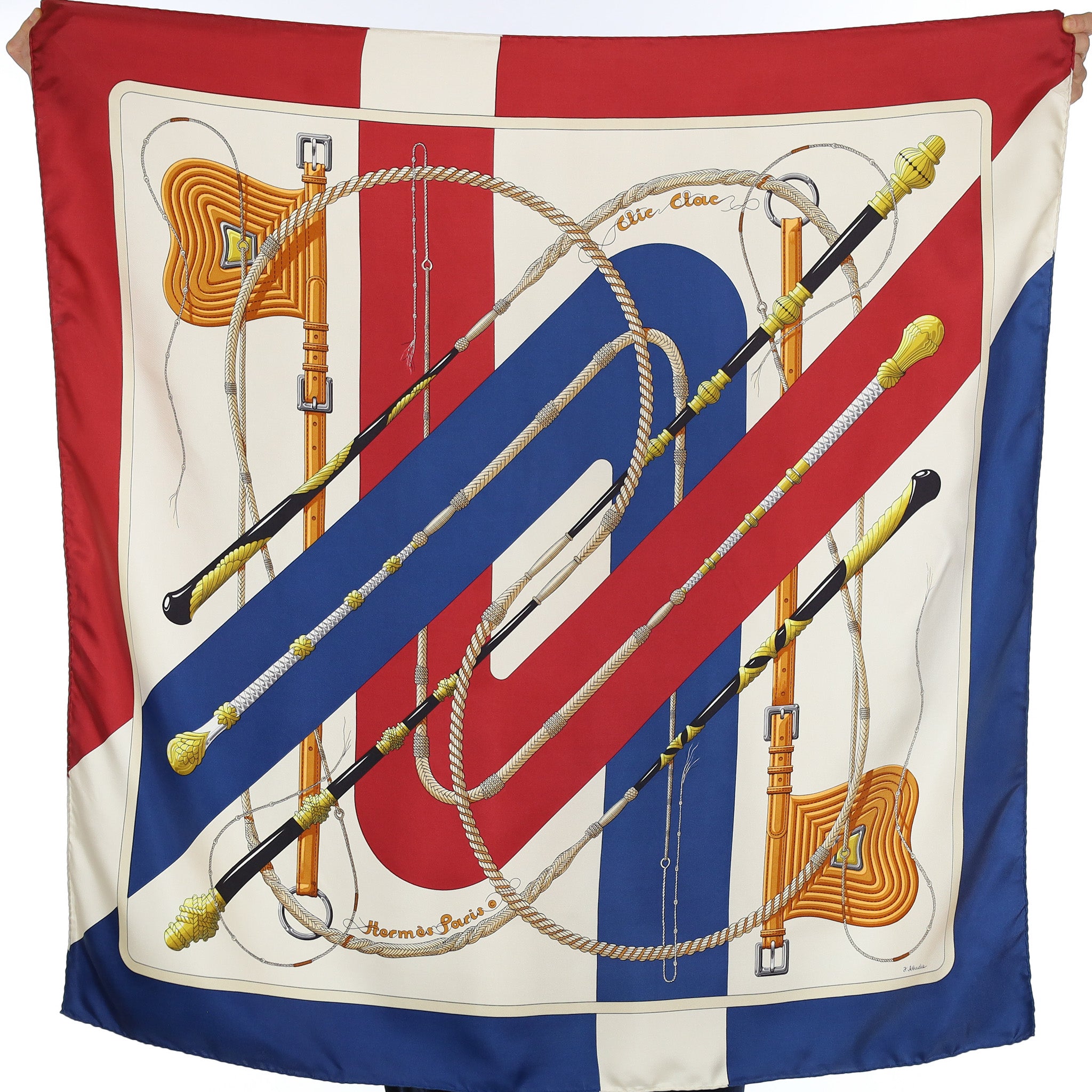 Hermès Clic-Clac Silk Scarf