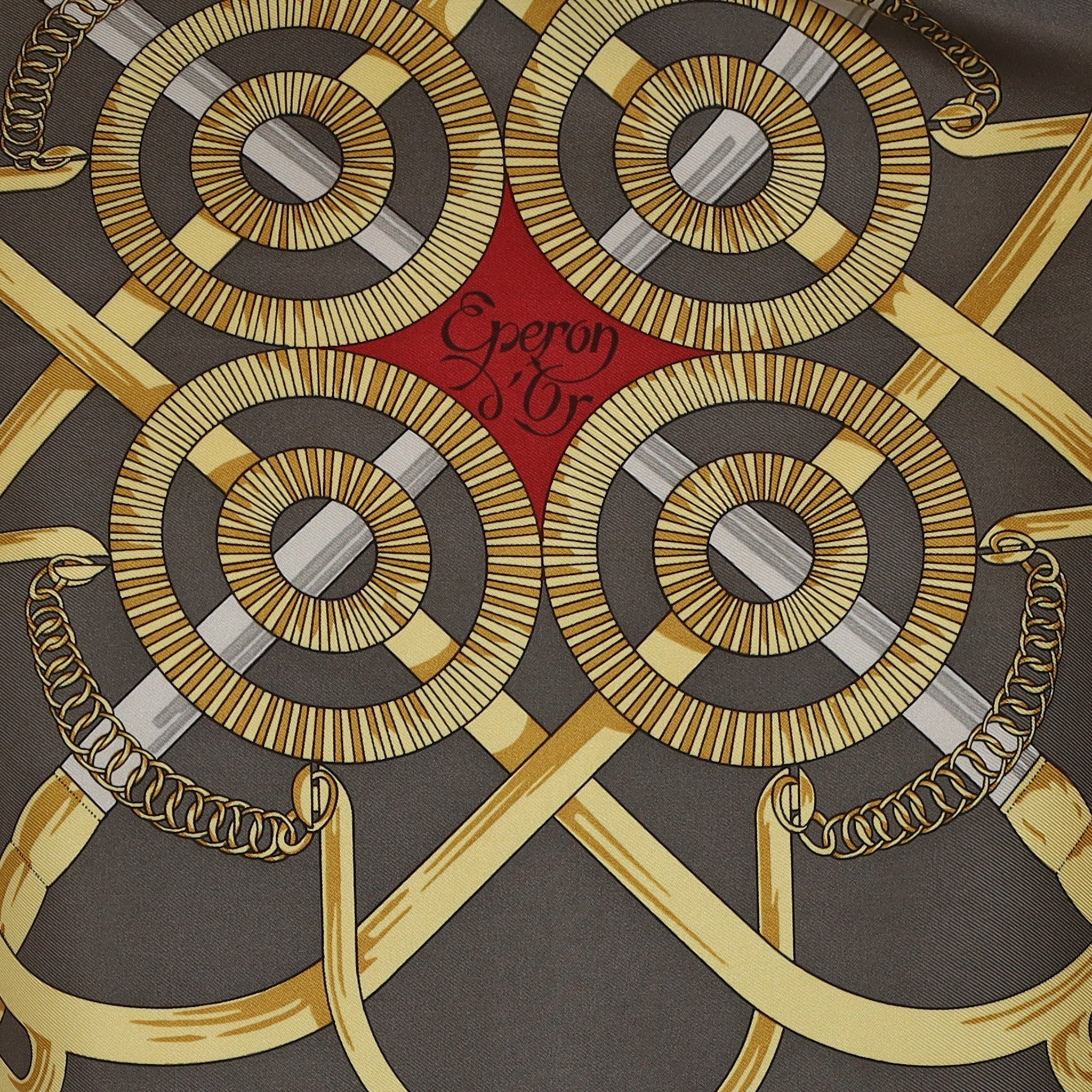 Hermès Eperon d'Or Silk Scarf
