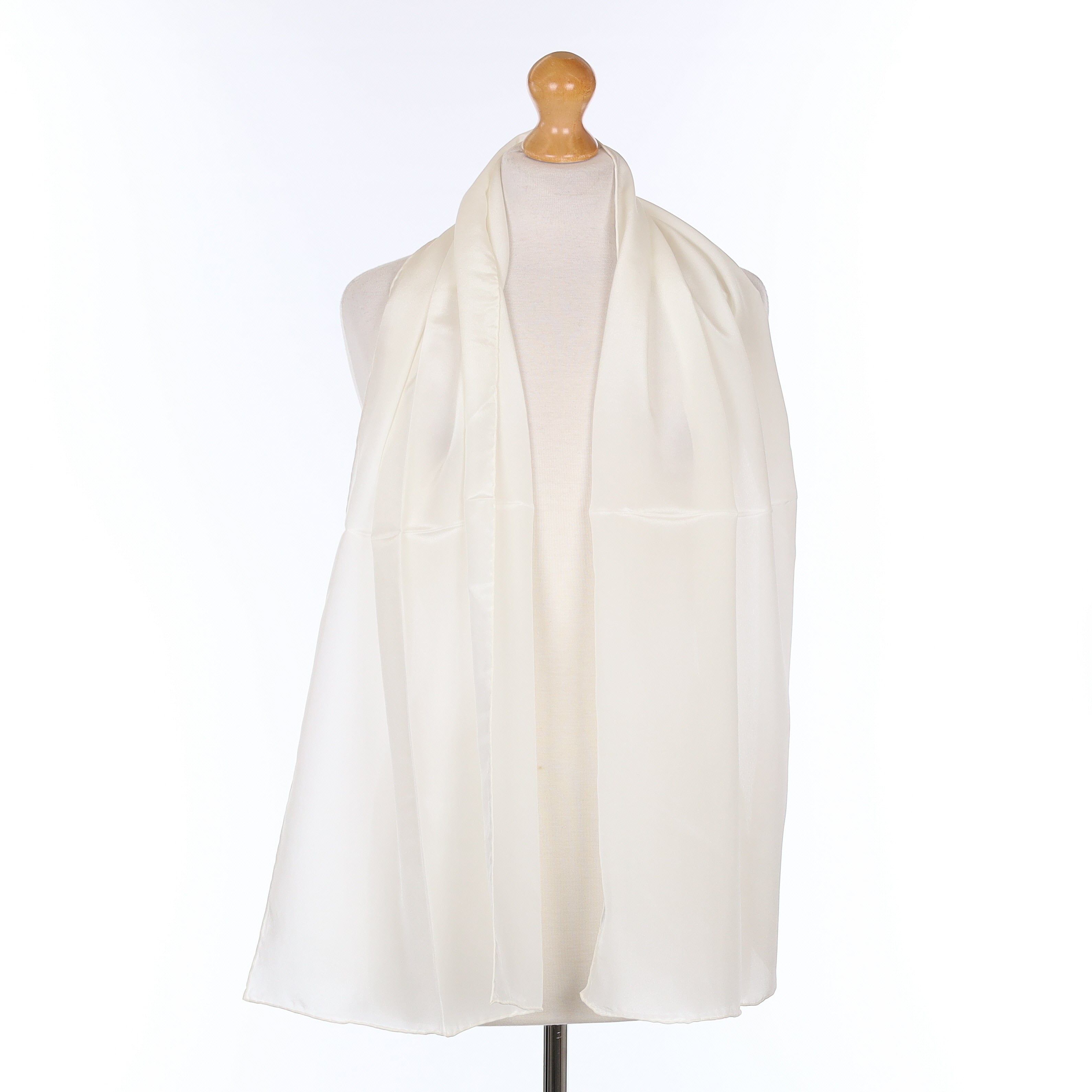Brand New Ivory Silk Scarf