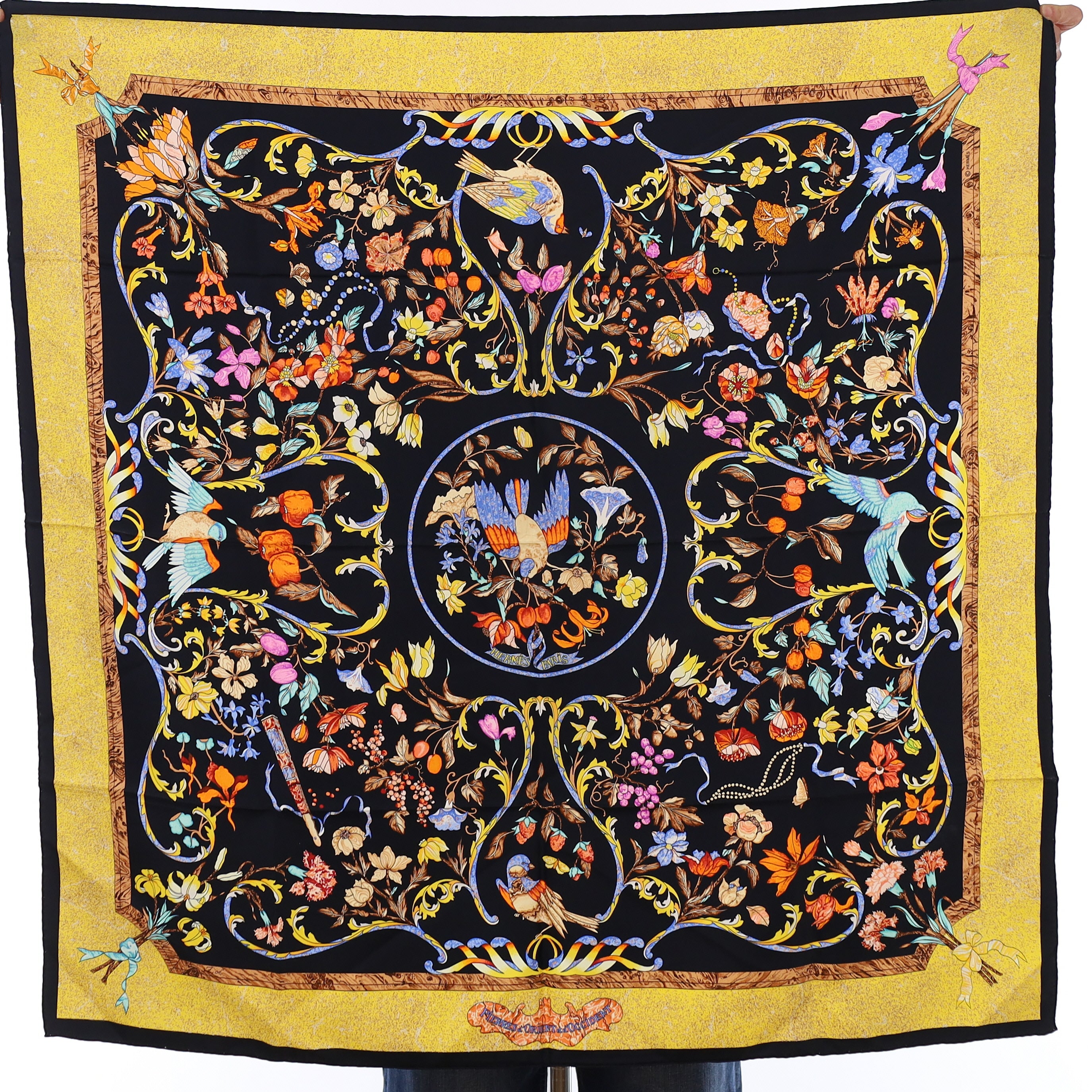 Hermès Pierres d'Orient et d'Occident Silk Scarf