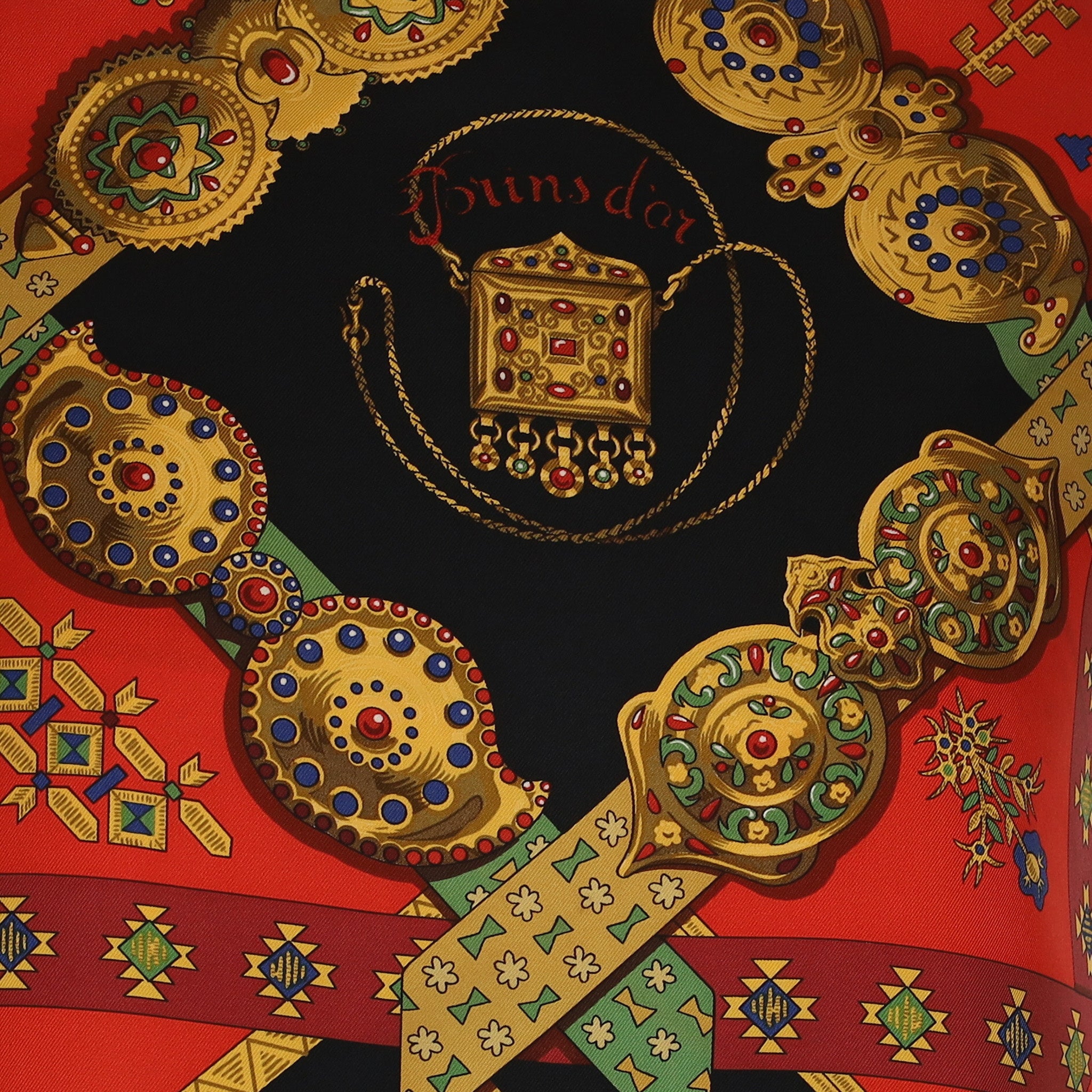 Hermès Brins D'or Silk Scarf