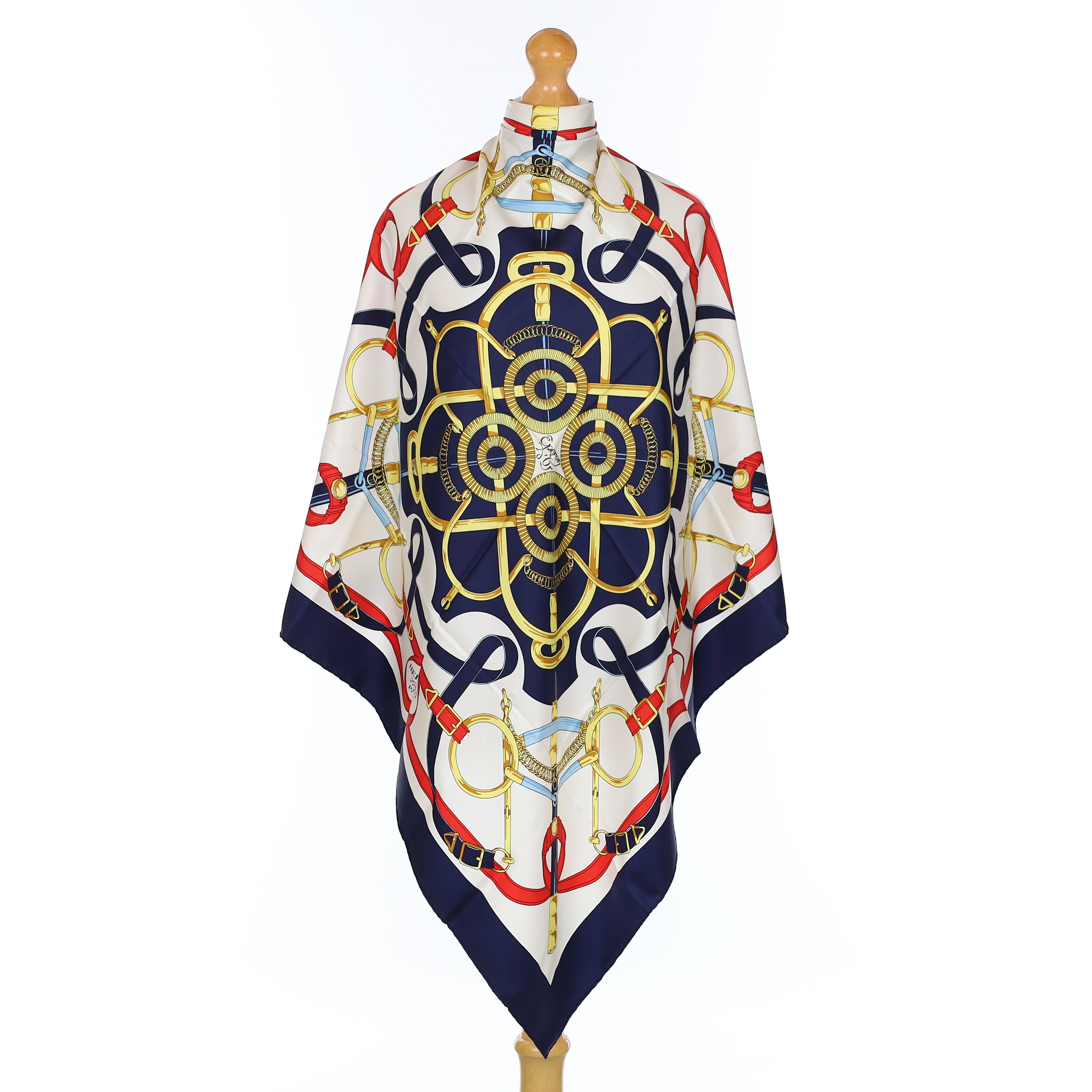 Hermès Eperon d'Or Silk Scarf