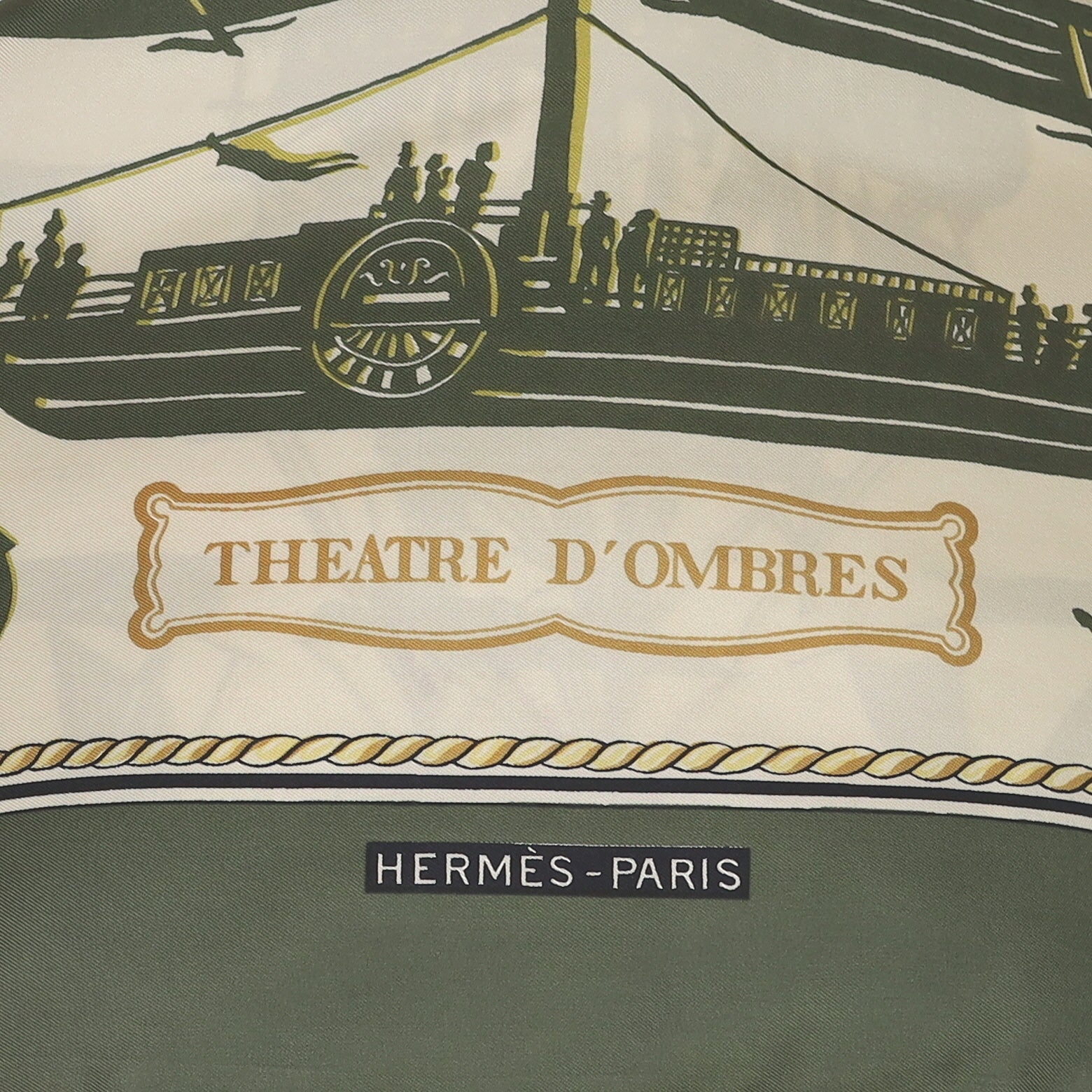 Hermès Theatre D'Ombres Silk Opera Scarf