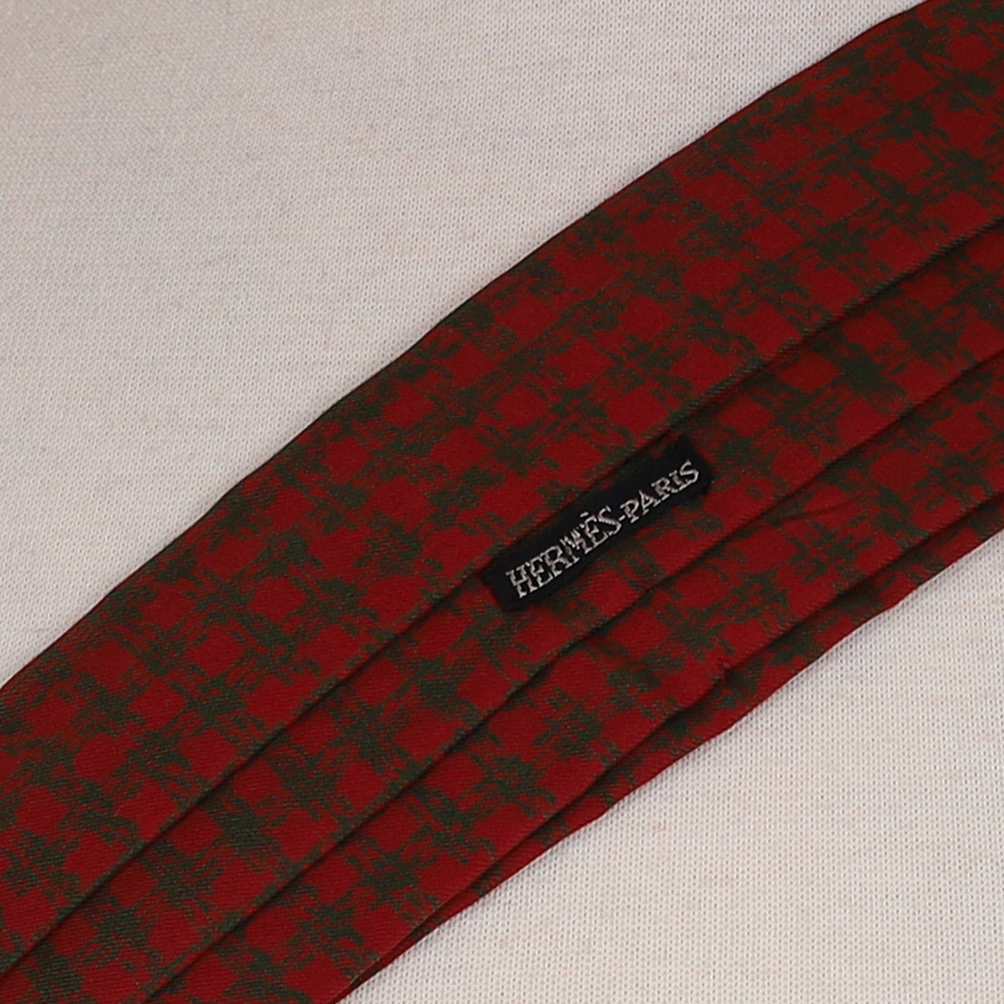 Hermès Check Ascot Silk Scarf