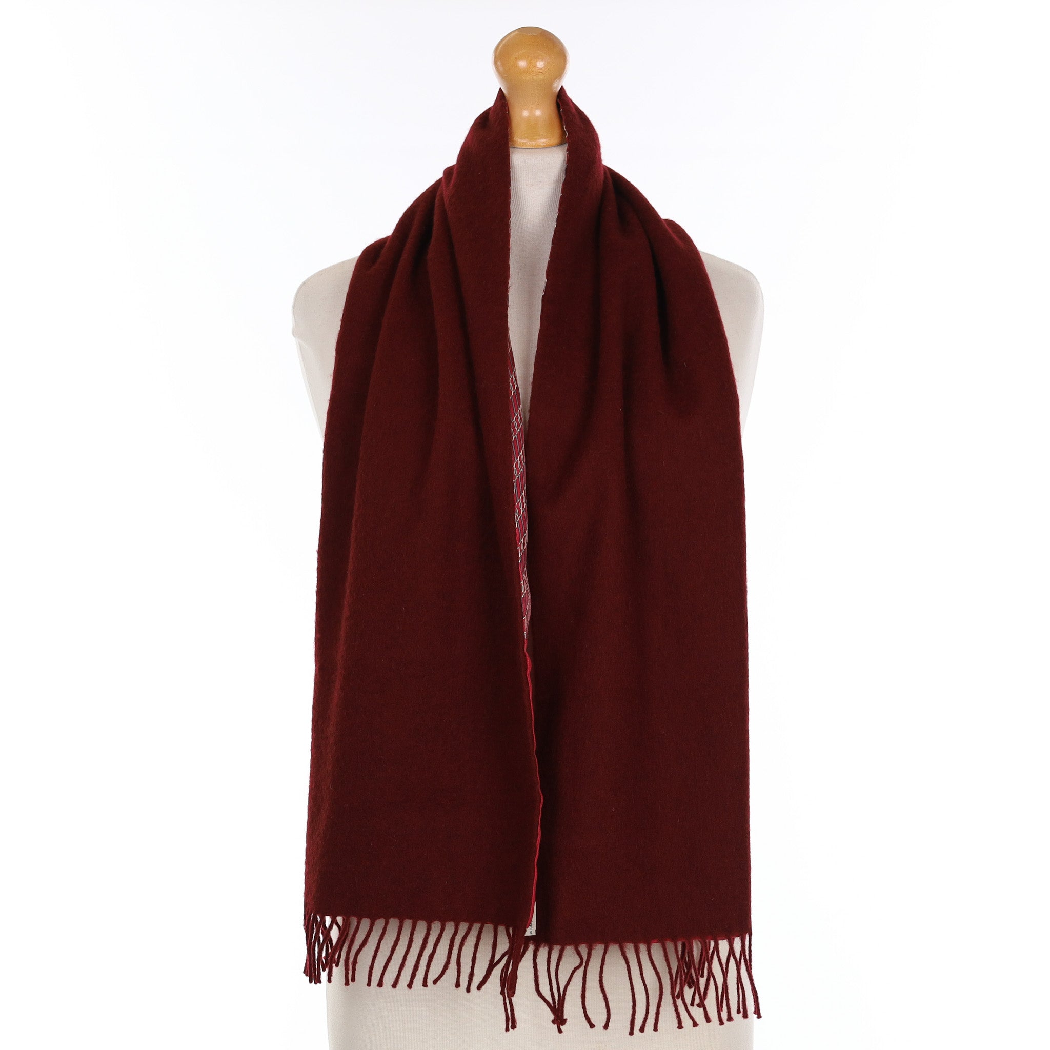 Hermès Double Faced Silk and Wool Scarf