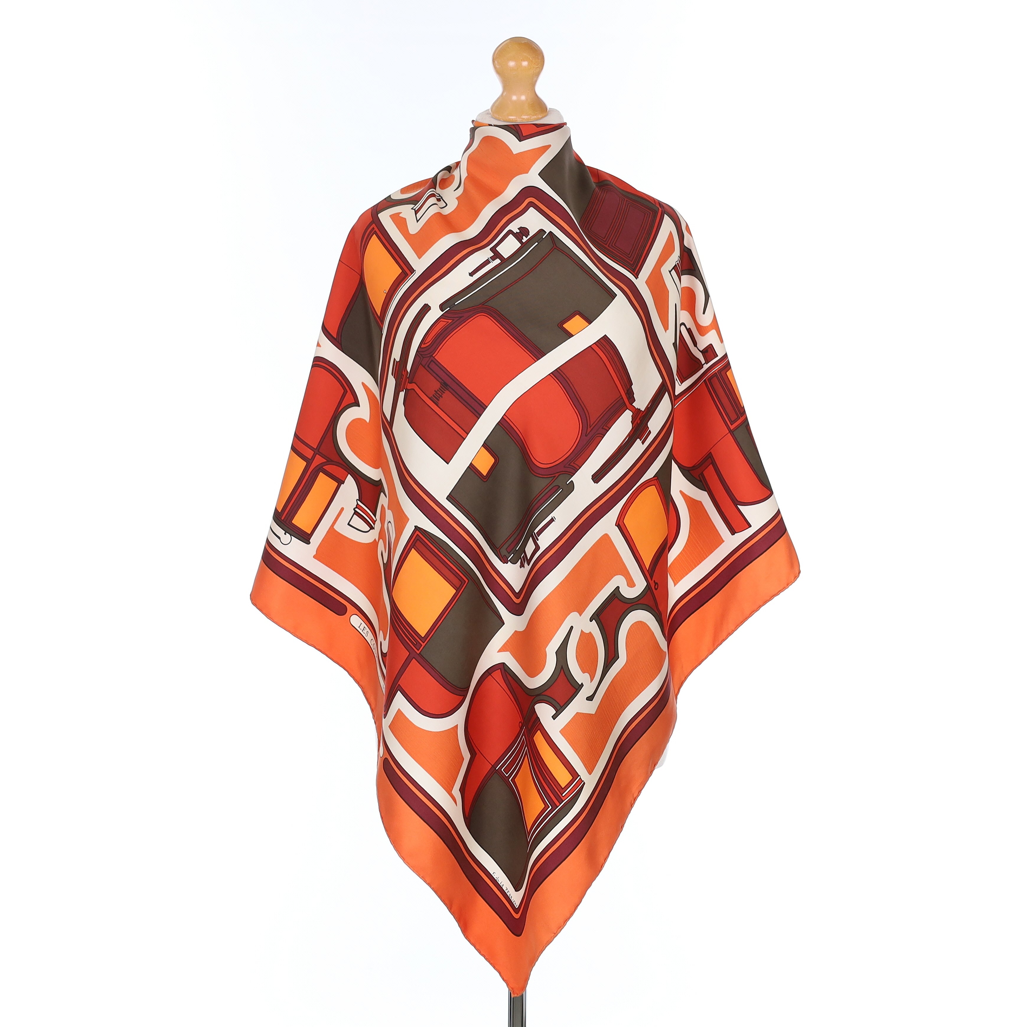 Hermès Les Coupés Silk Scarf Quite Rare