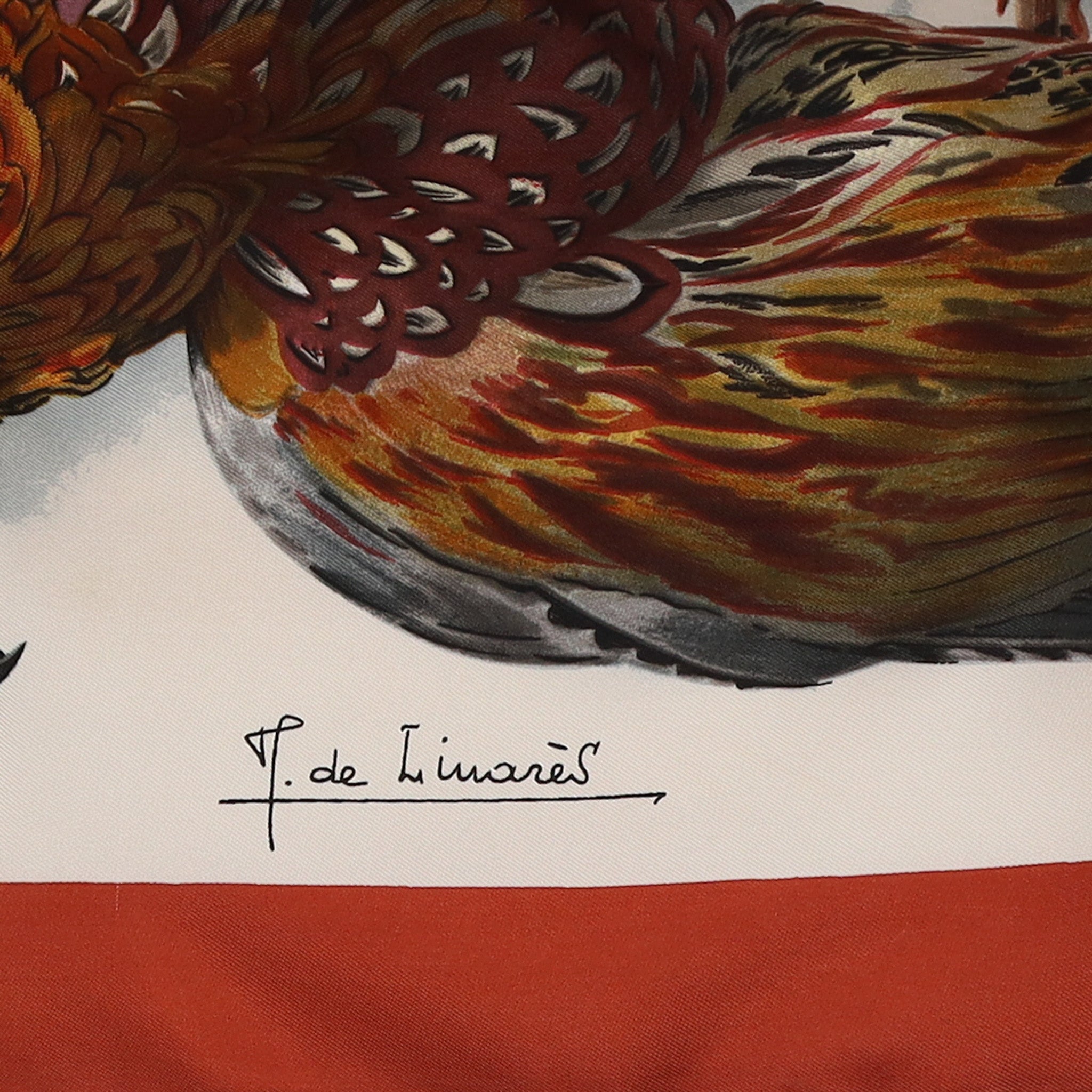 Hermès Belle Chasse Vintage Silk Scarf Quite Rare