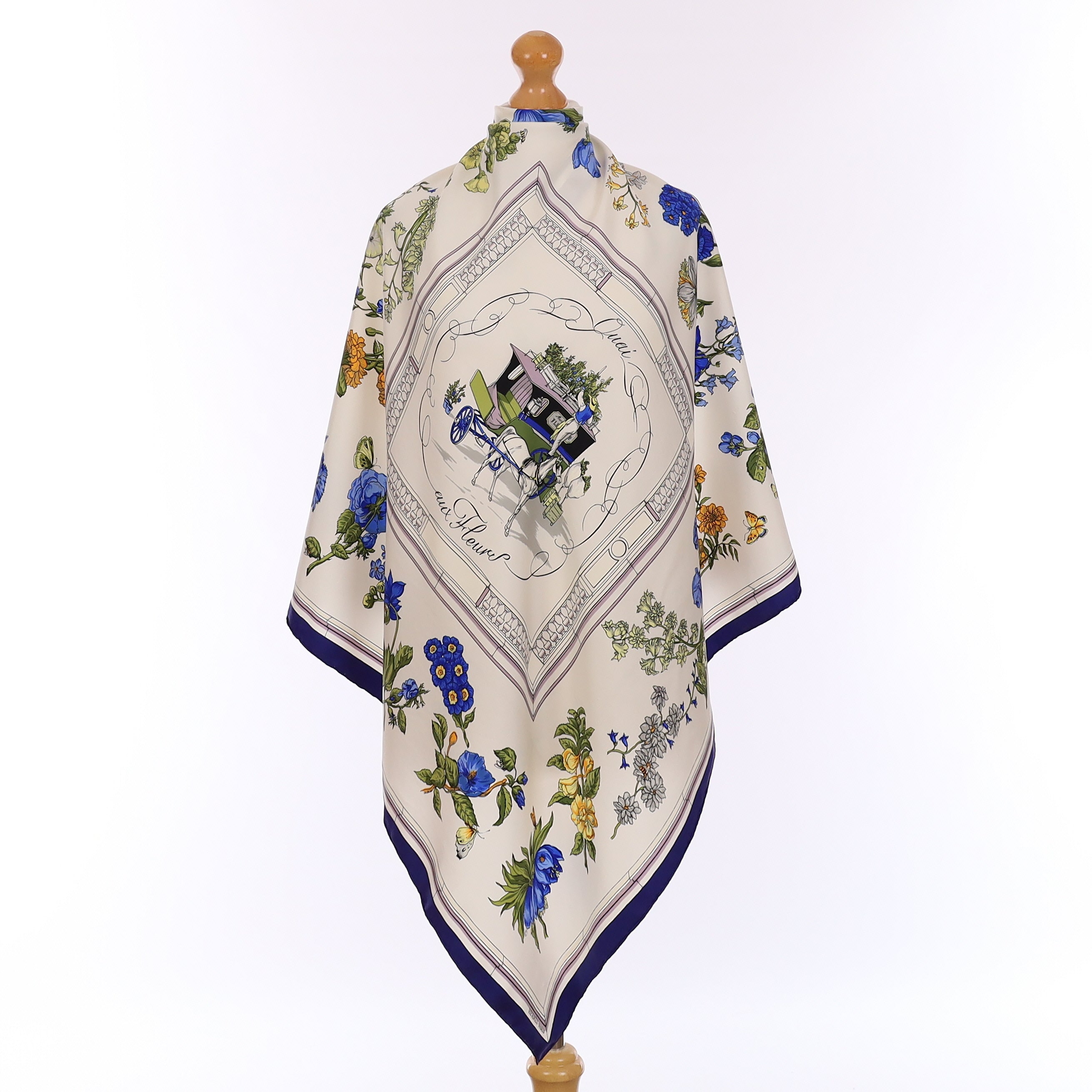 Quai aux Fleurs Hermès Silk Scarf
