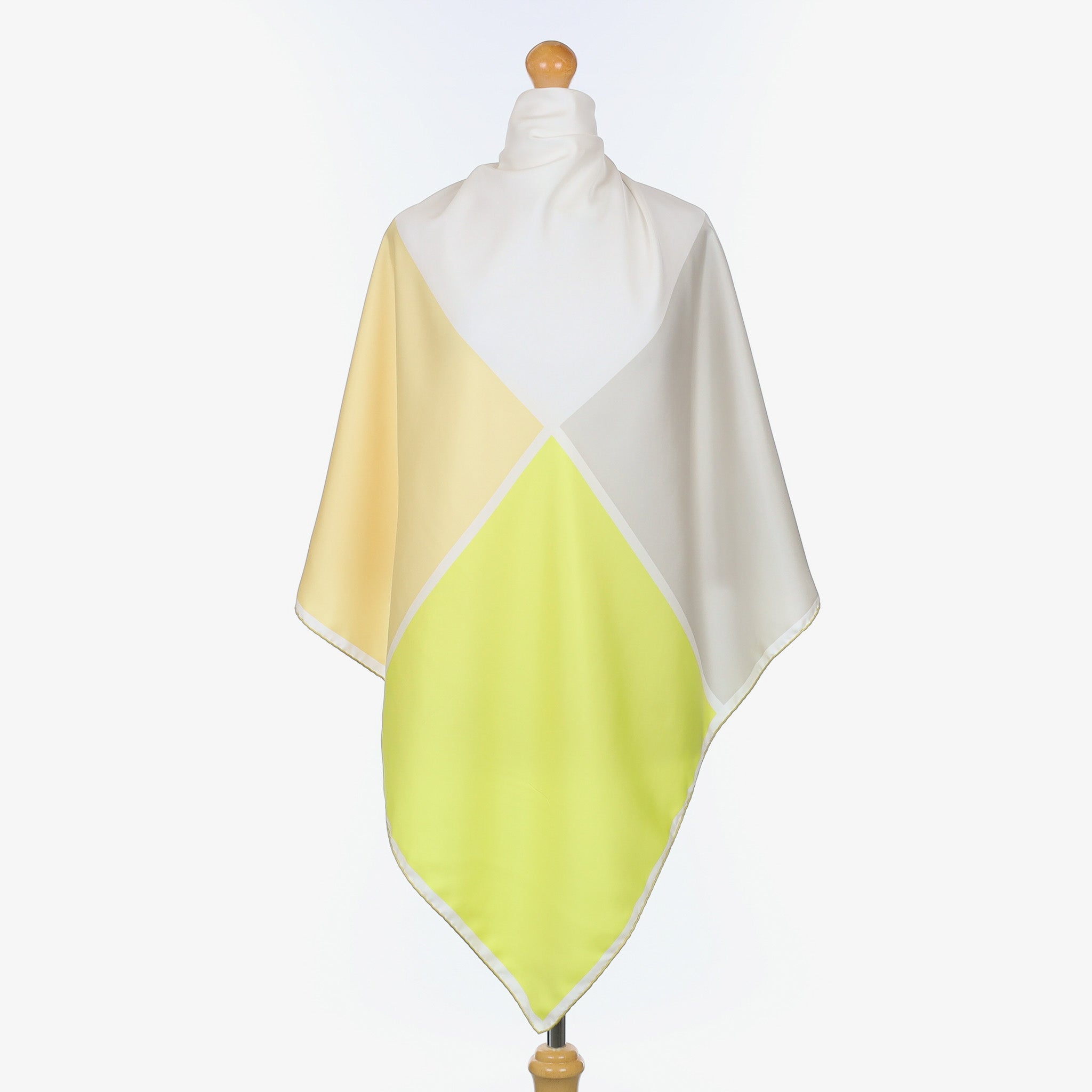 Hermès Colour Block Silk Scarf