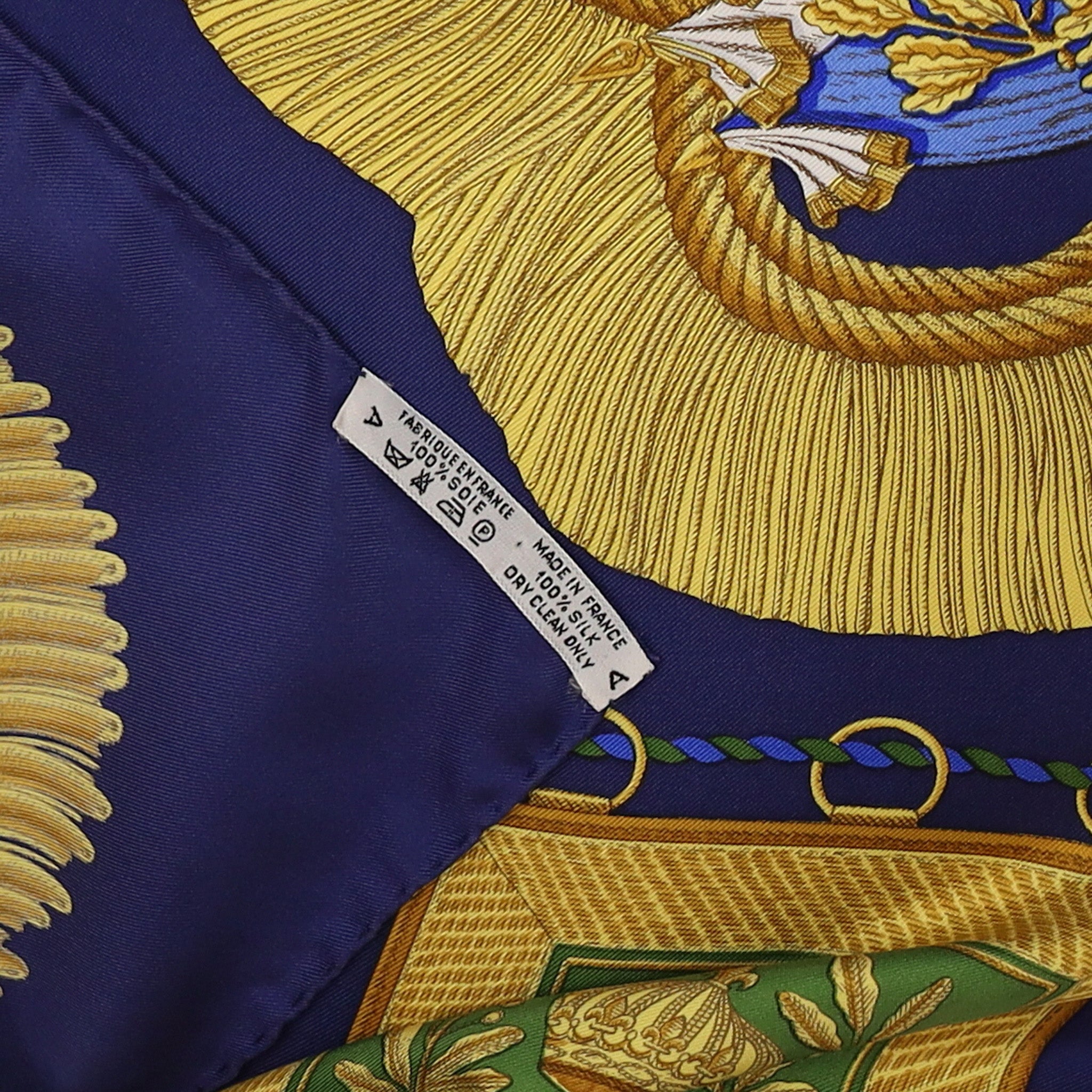 Hermès Poste et Cavalerie Vintage Silk Scarf