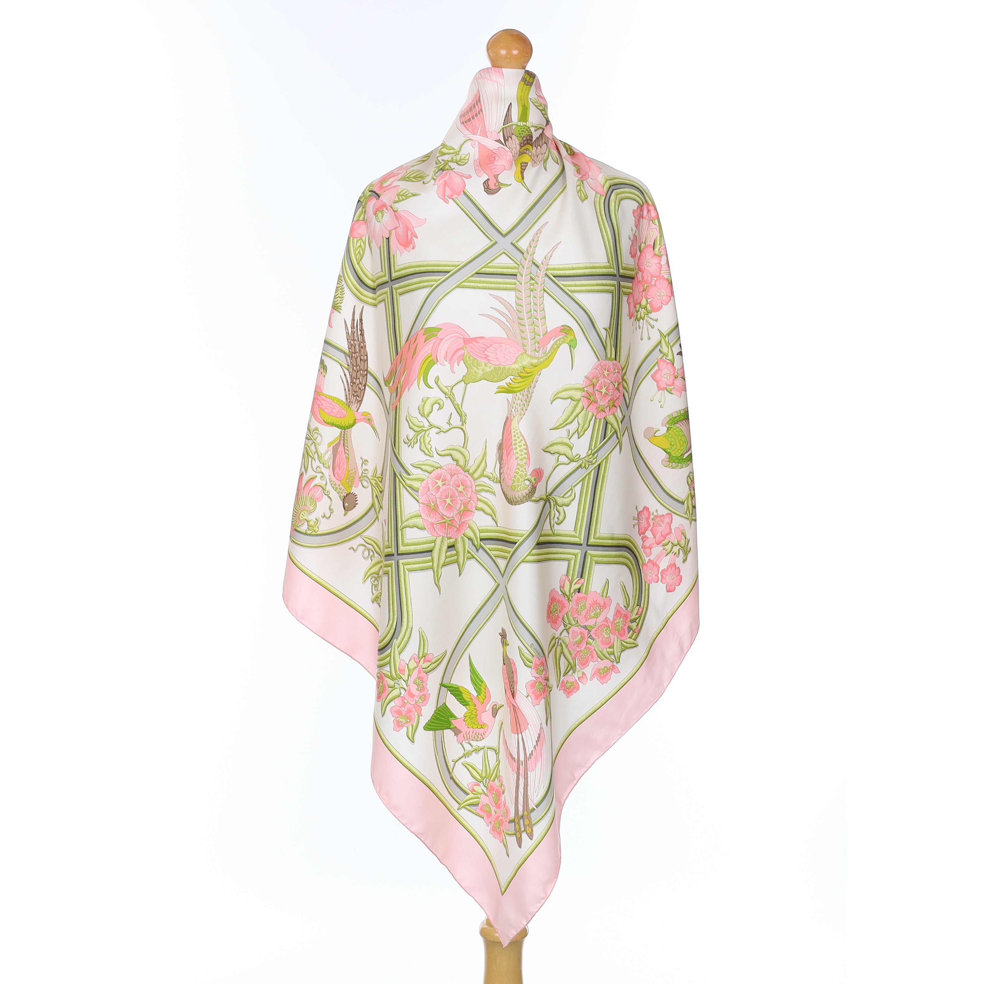 Hermès Caraibes Silk Scarf