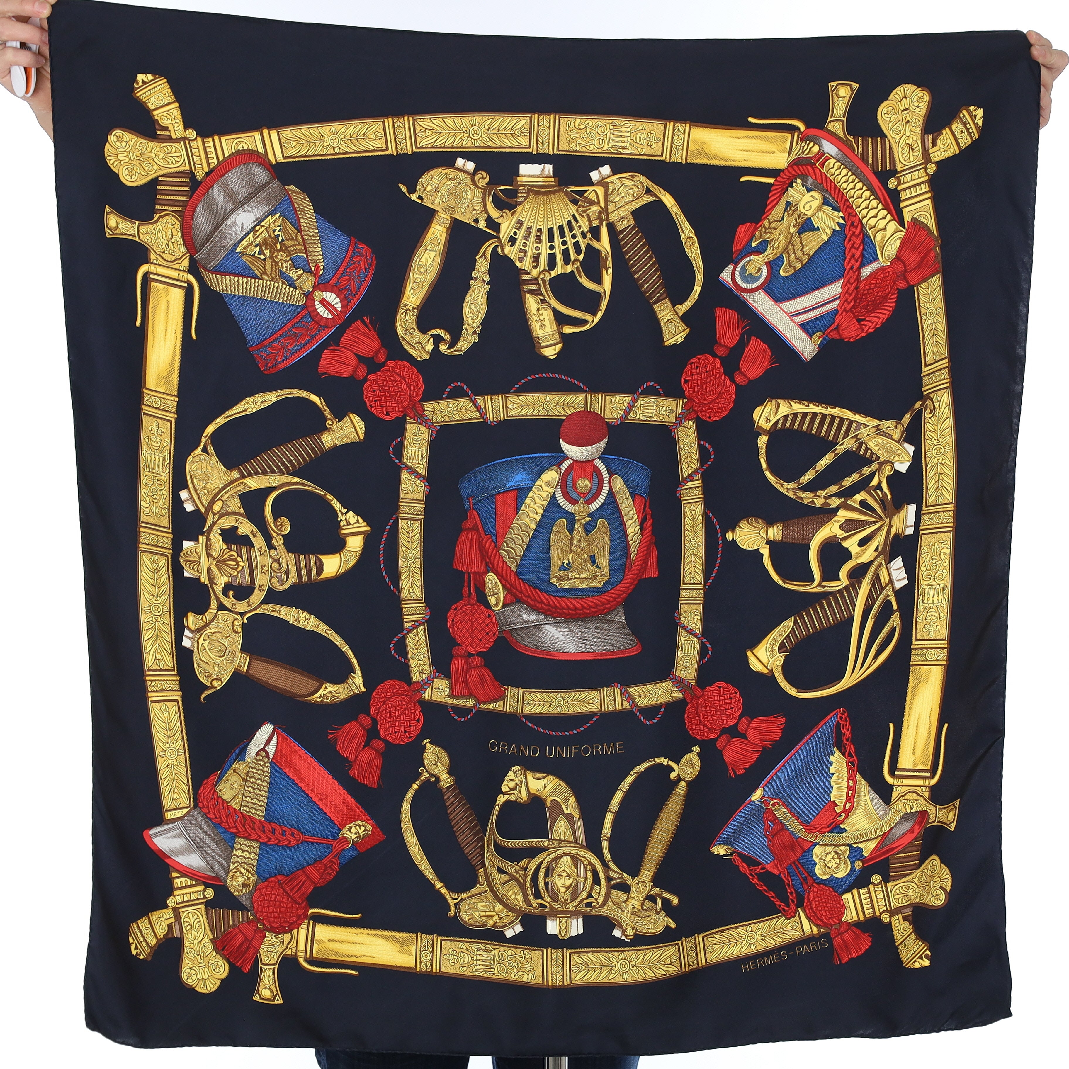 Hermès Grand Uniforme Silk Scarf