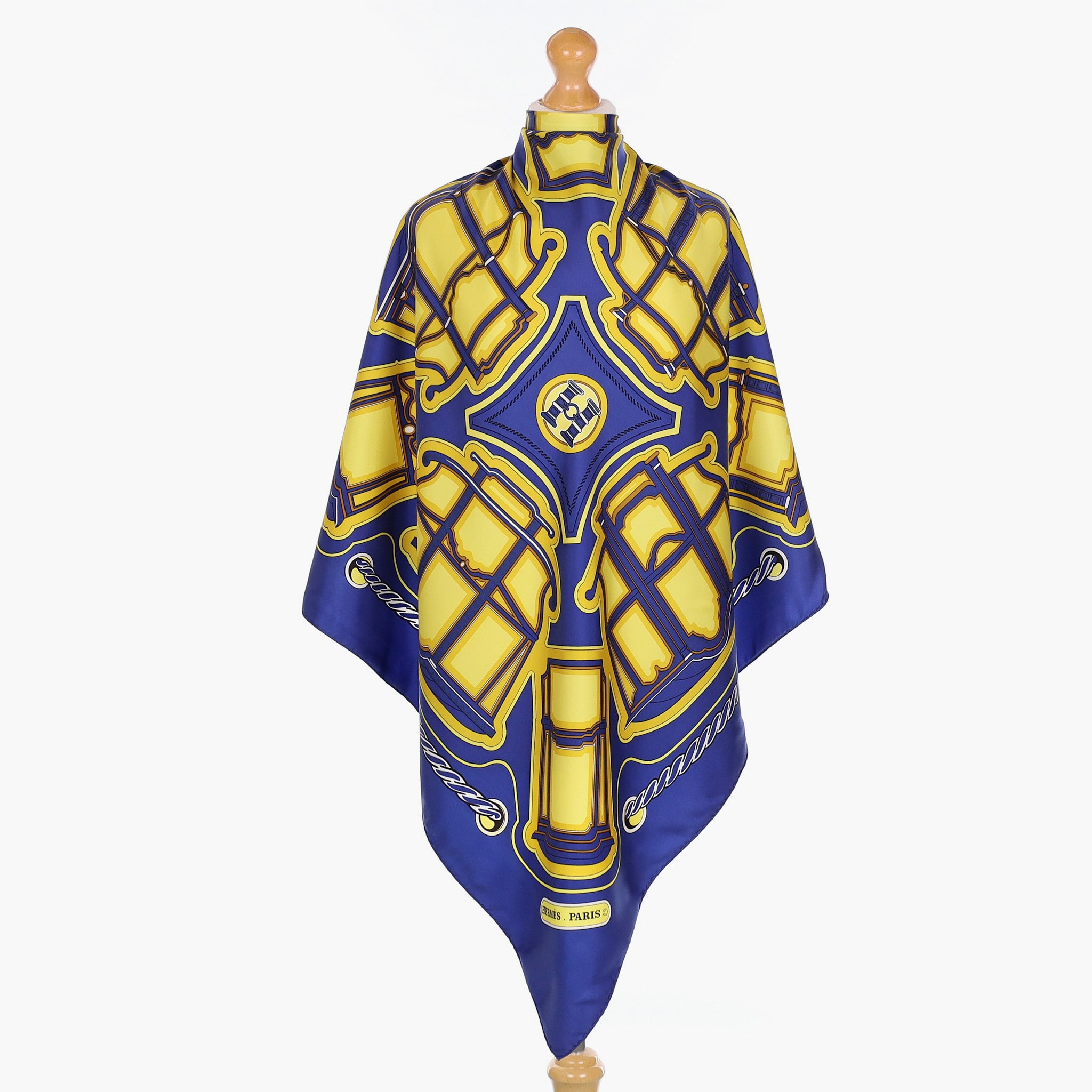 Hermès Les Berlines Vintage Silk Scarf