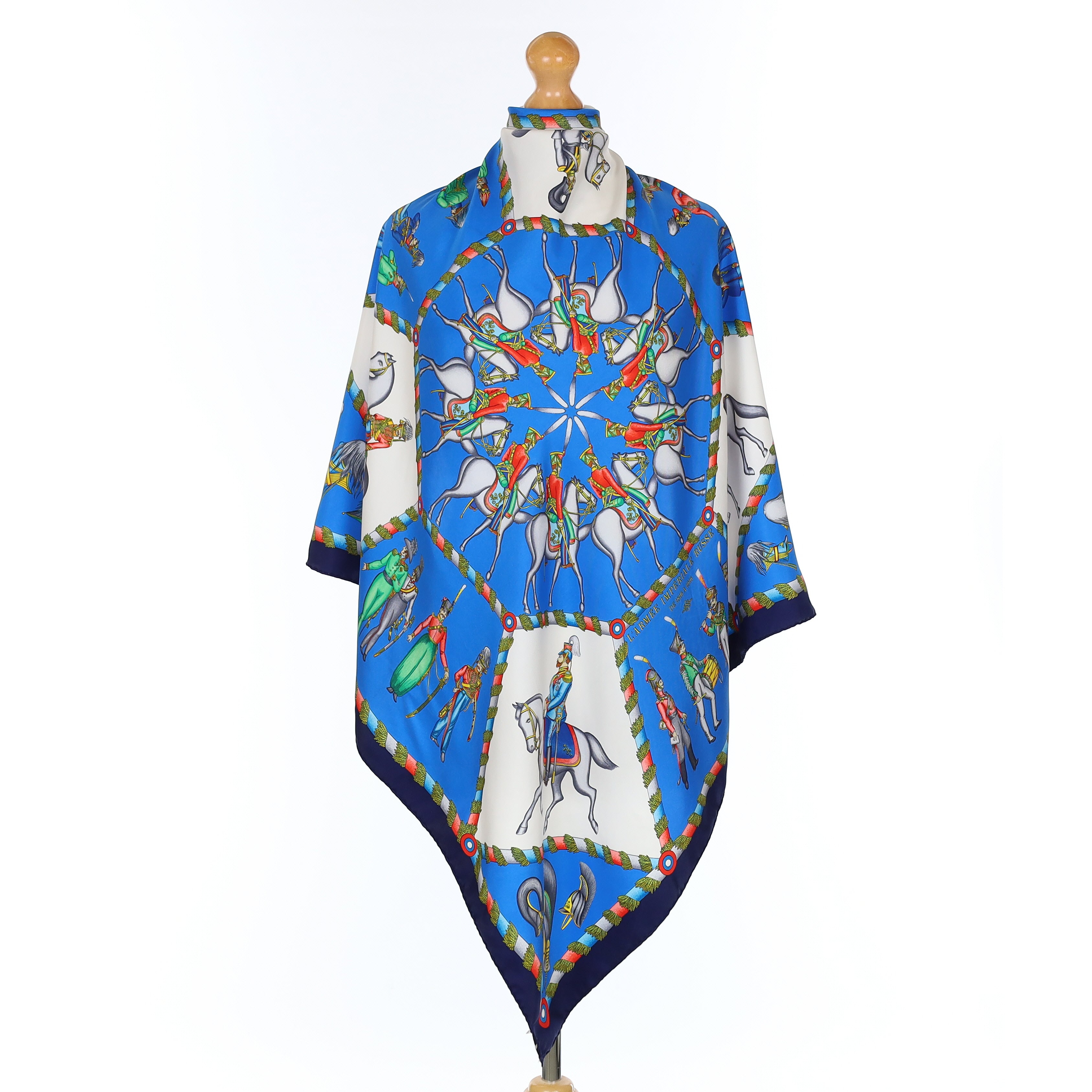 Hermès L'Armée Impériale Russe Silk Scarf