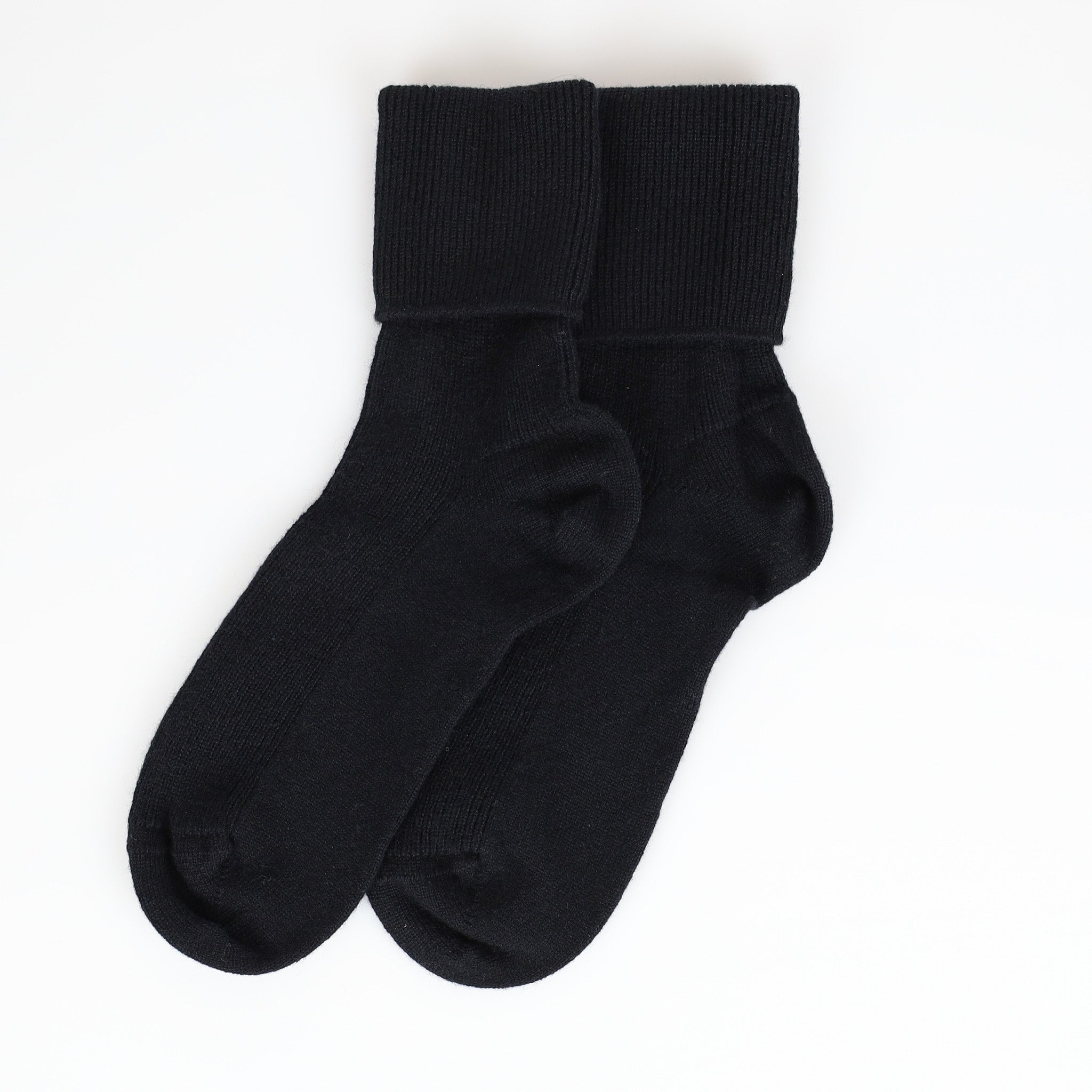 Brand New Scottish Black Ladies Cashmere Every Day Socks