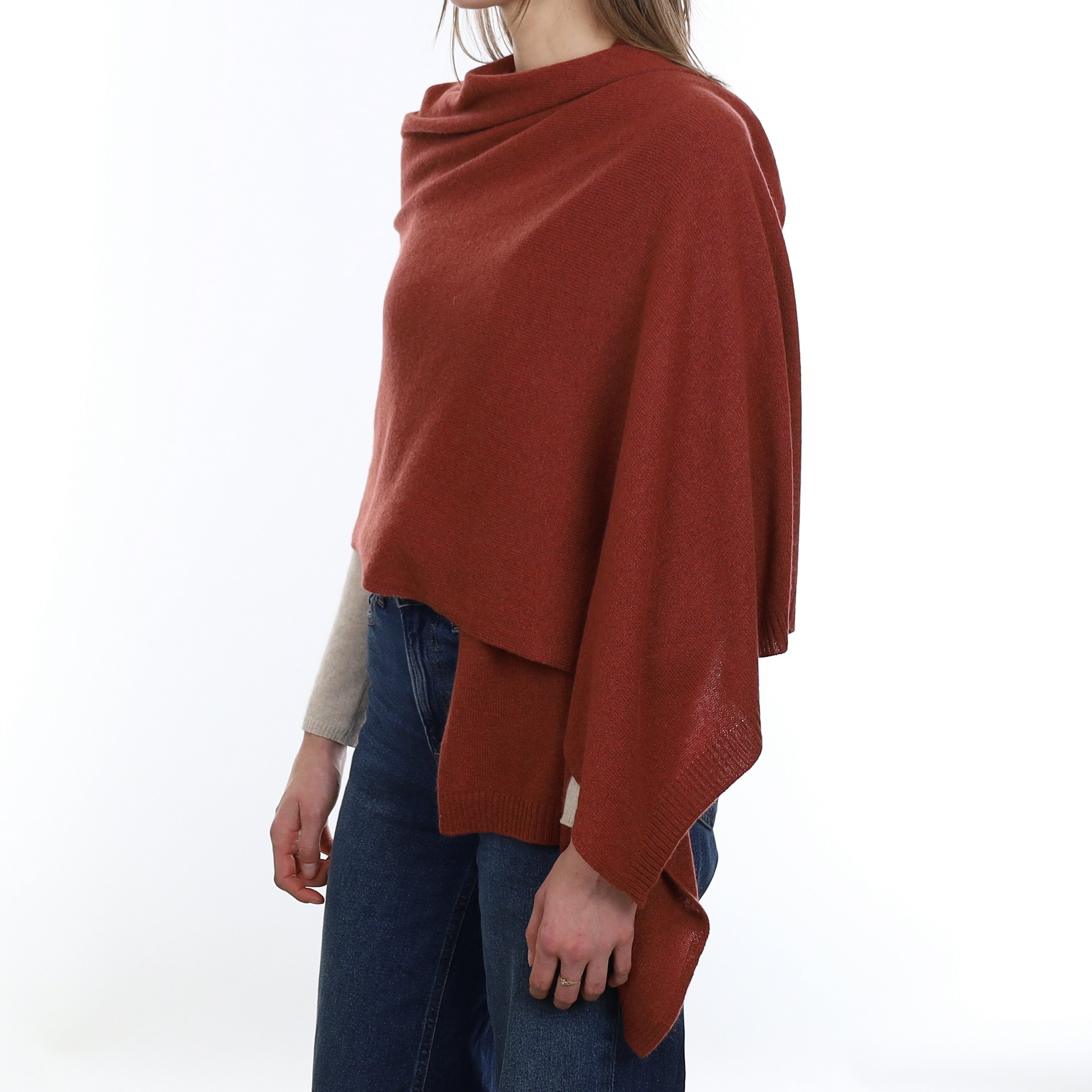 Brand New Paprika Recycled Cashmere Wrap