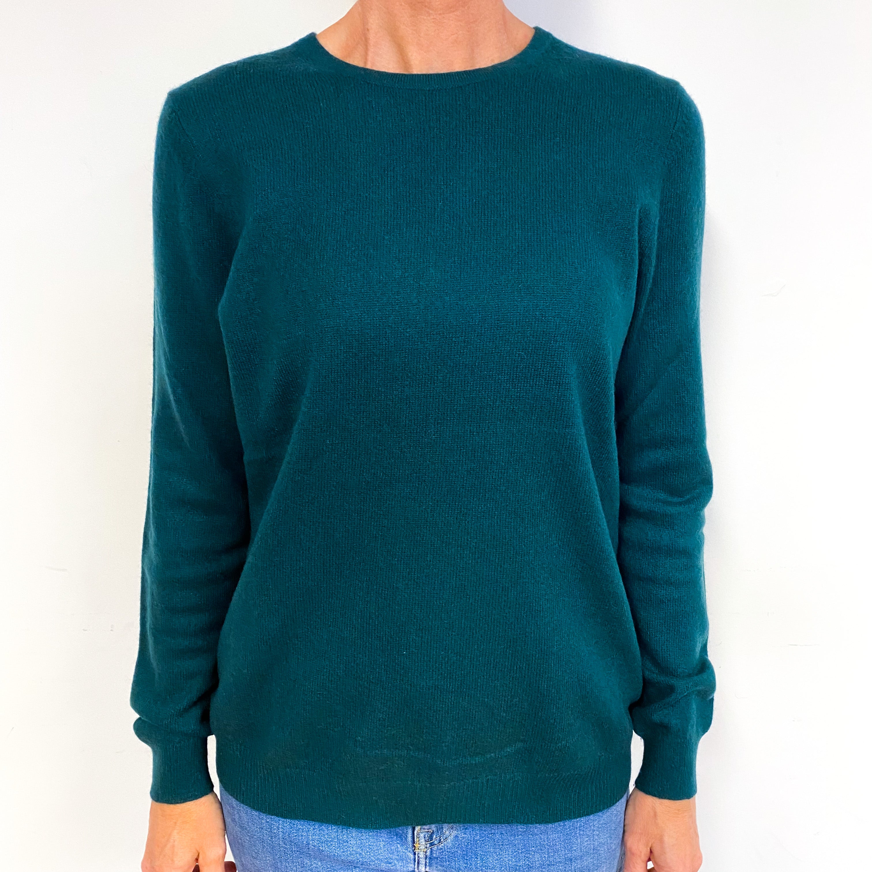 Racing Green Cashmere Crew Neck Jumper Medium
