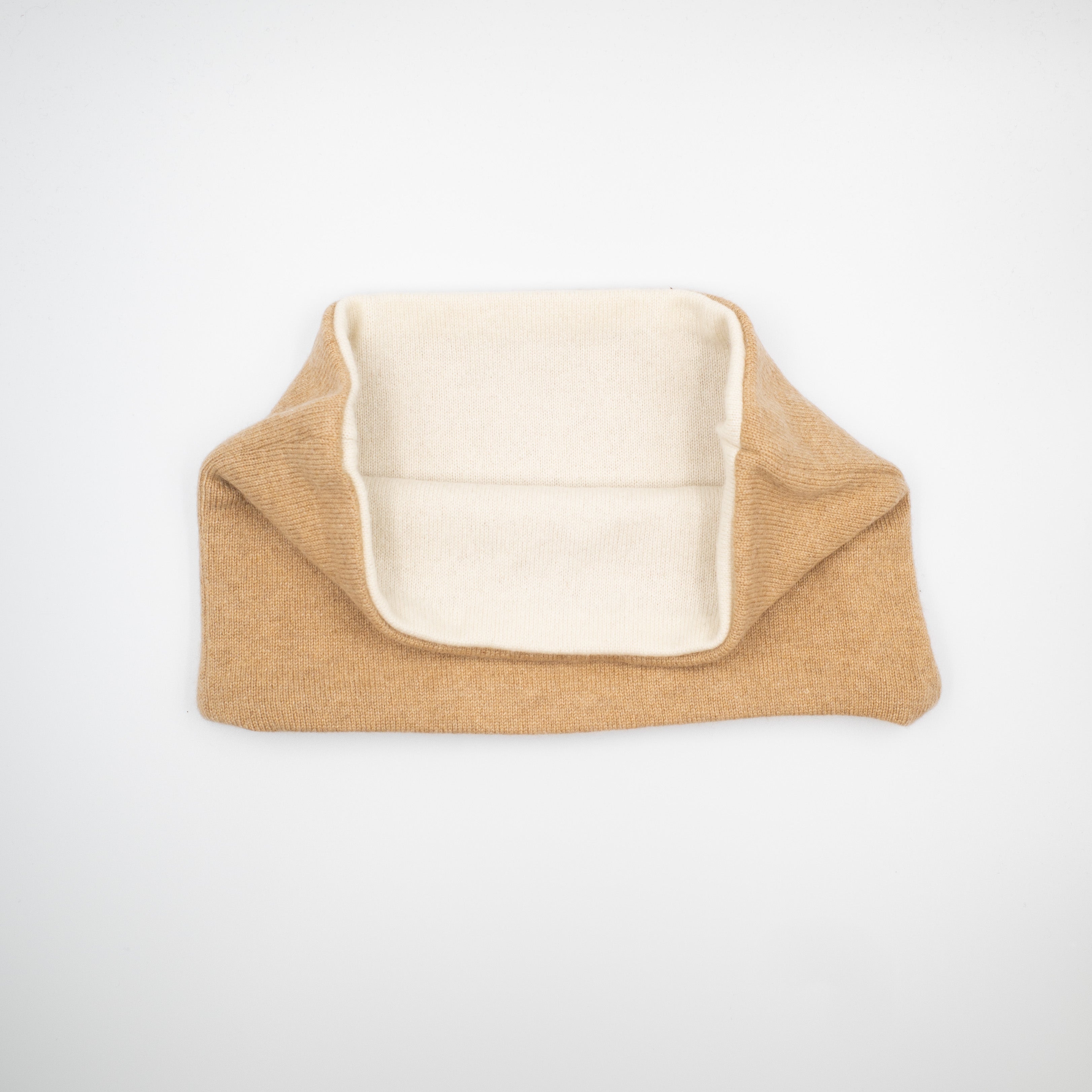 Fudge Brown and Cream Neck Warmer