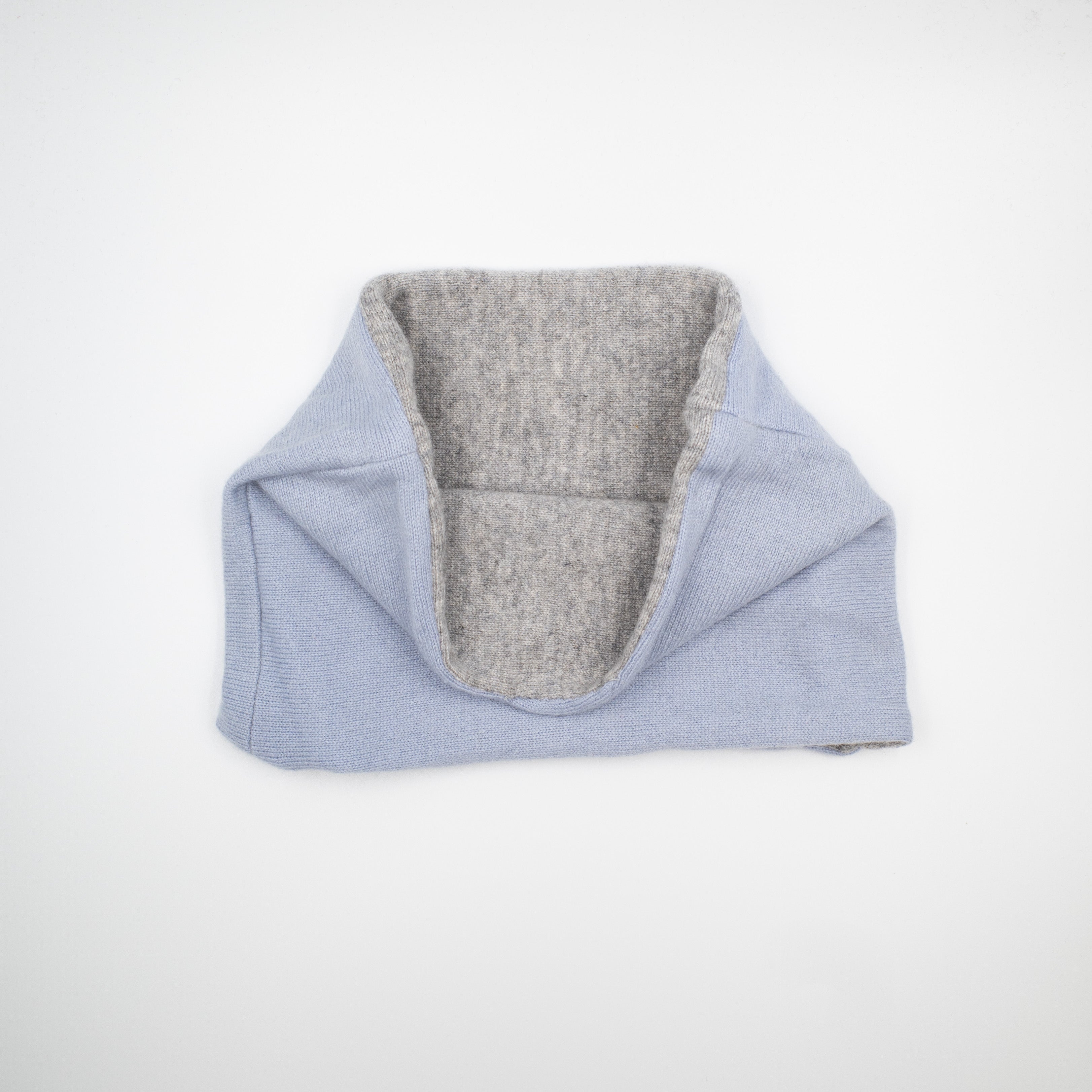 Men’s Pale Grey Blue and Ash Neck Warmer