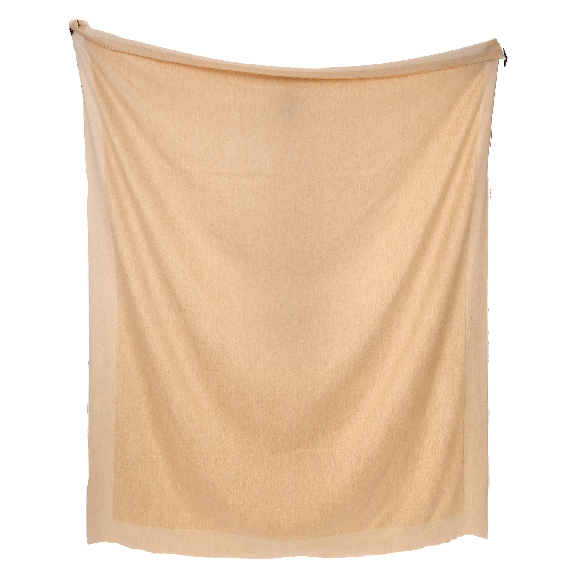 Scottish Begg & Co Oatmeal and Beige Luxury Reversible Cashmere Blanket