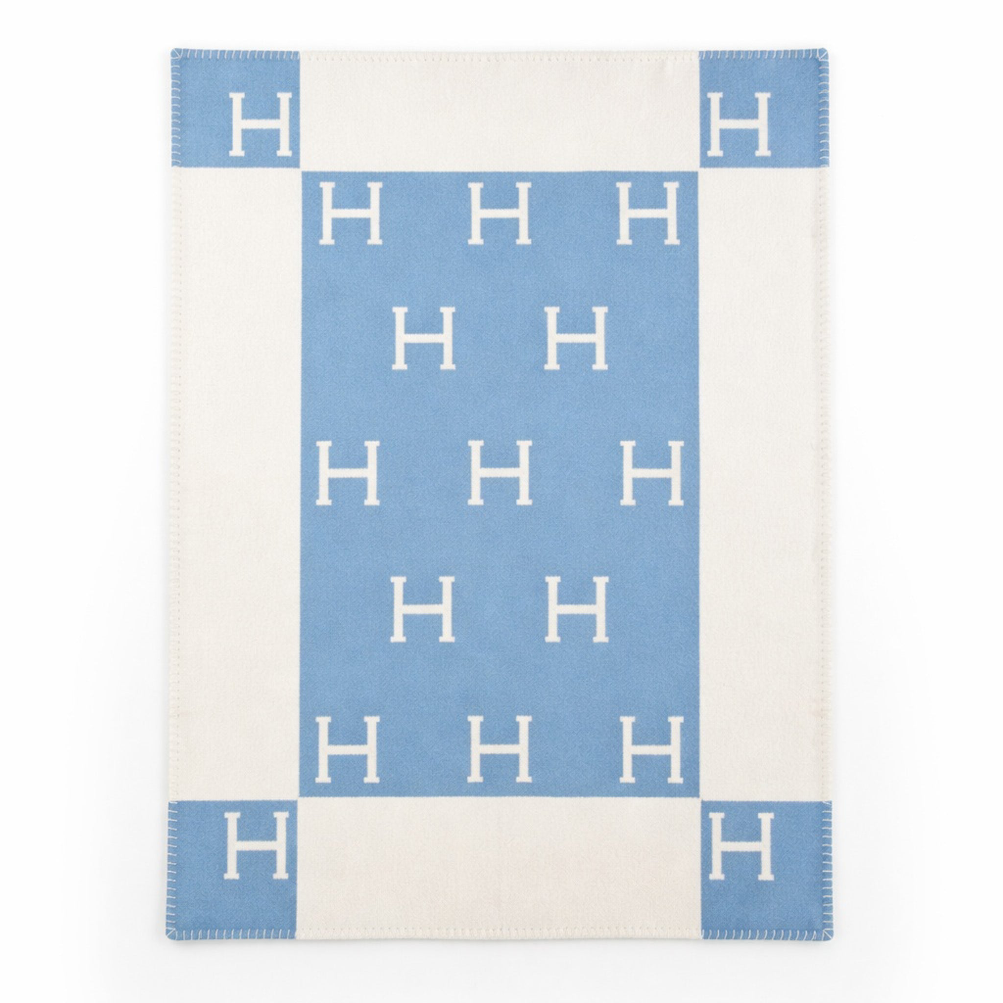 Pristine Boxed Hermès Avalon Baby Blanket