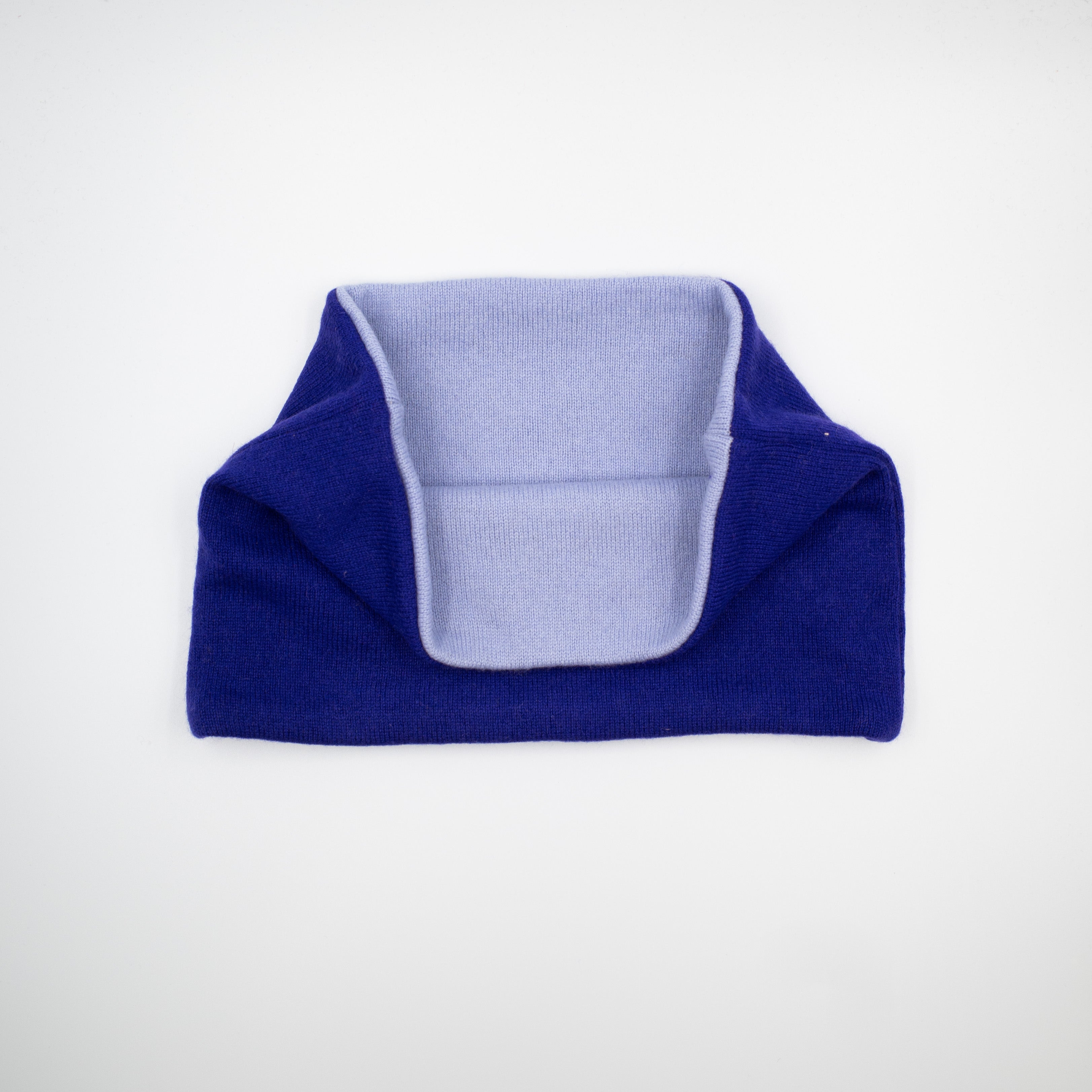 Indigo and Pale Purple Neck Warmer