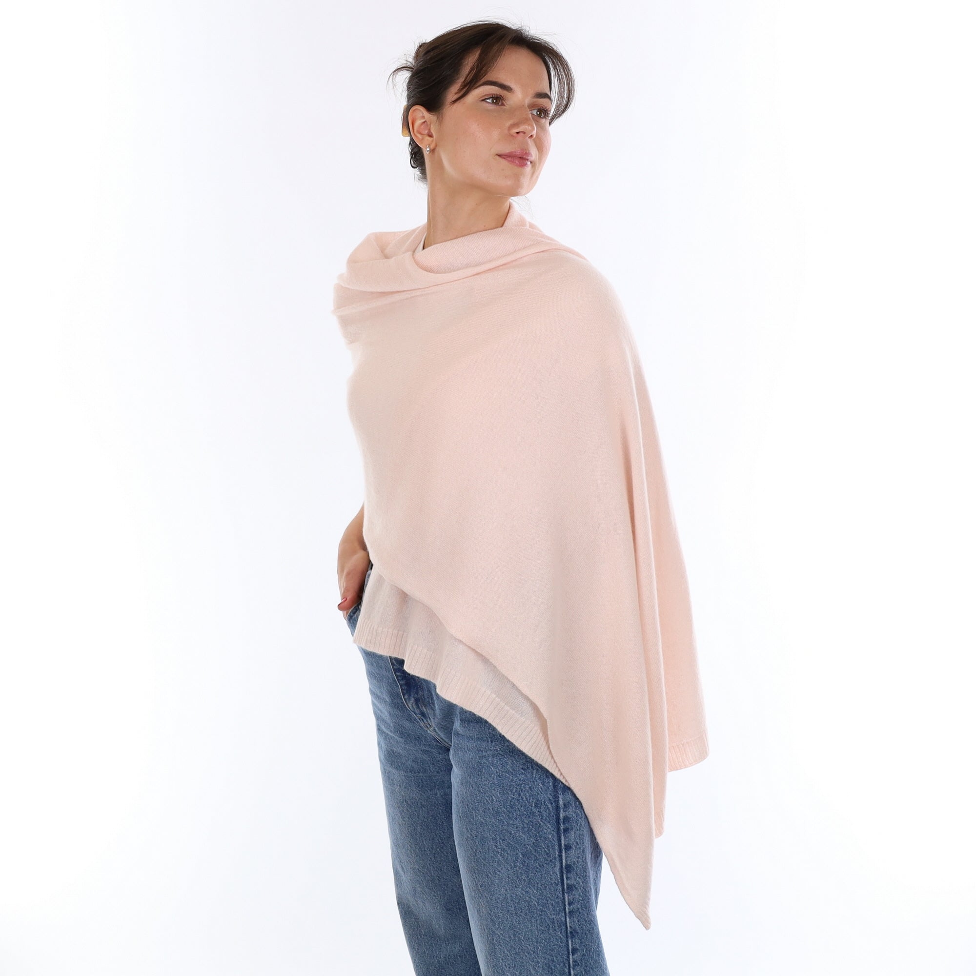 Brand New Ice Pink Recycled Cashmere Wrap