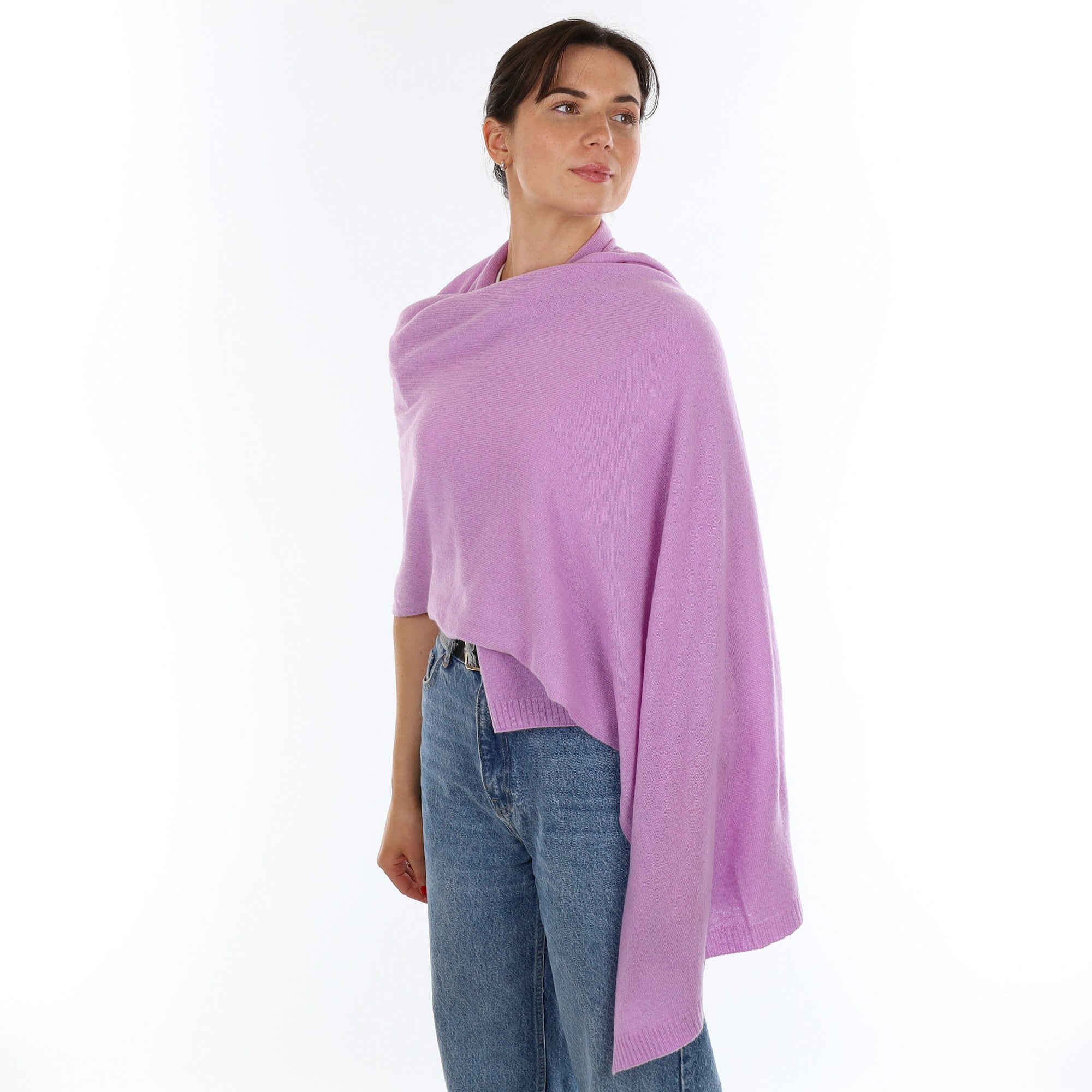 Brand New Lilac Recycled Cashmere Wrap