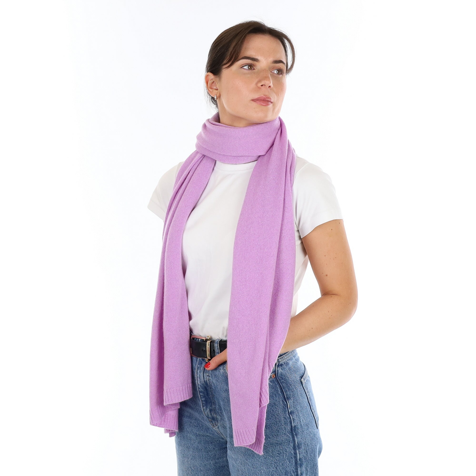 Brand New Lilac Recycled Cashmere Wrap