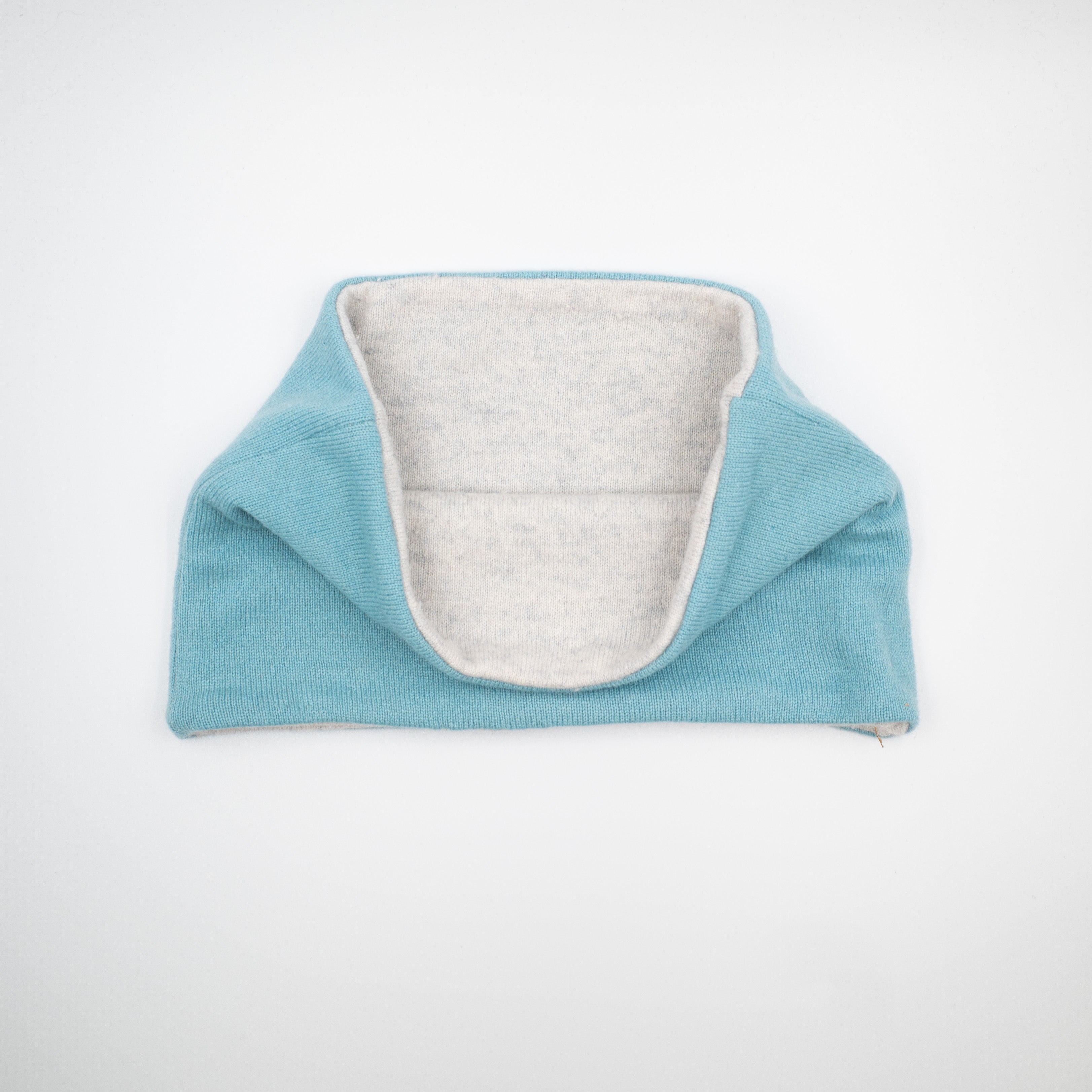 Men’s Duck Egg Green and Frost Grey Neck Warmer